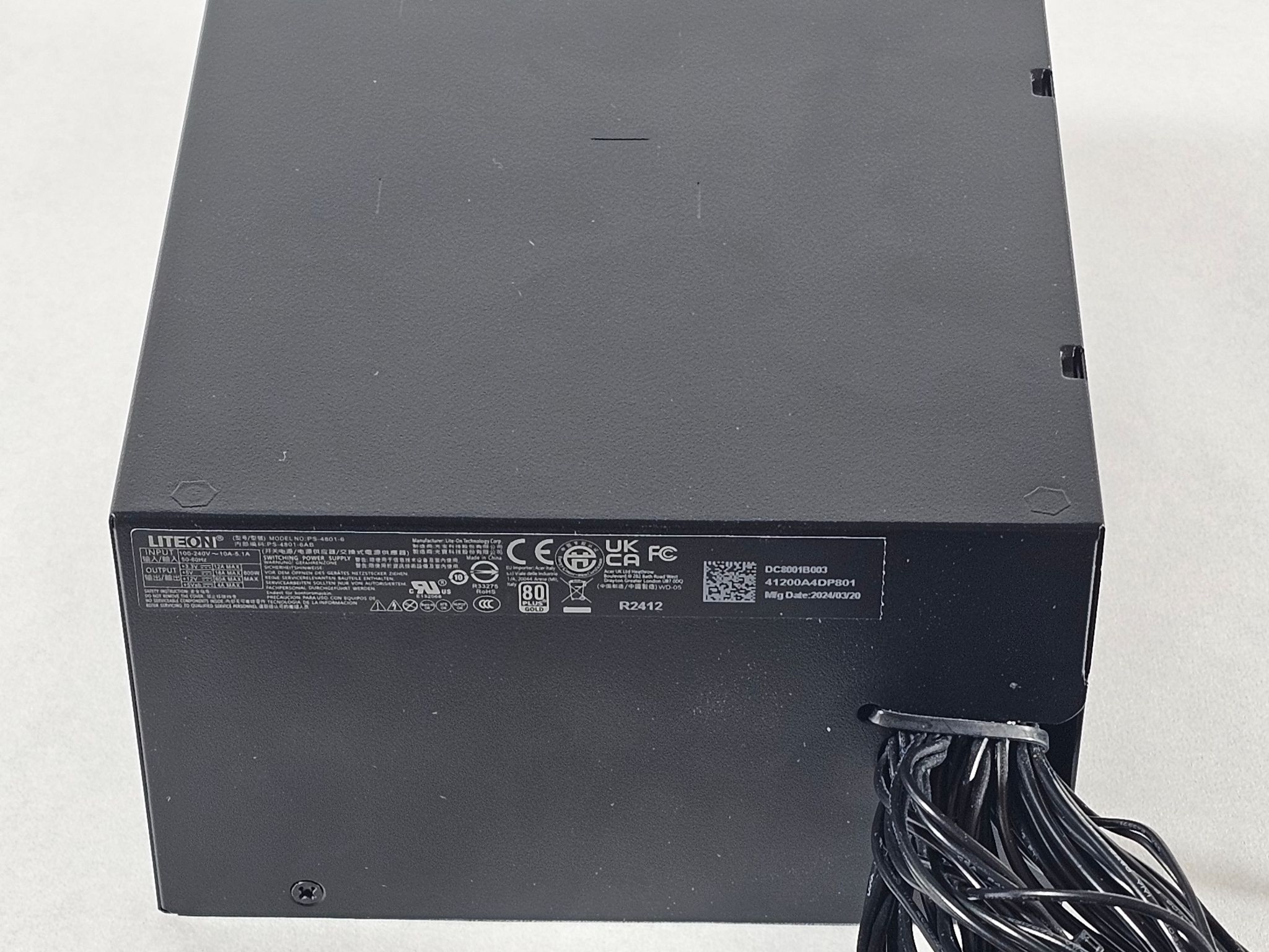 800 Watt PSU Predator 80+ GOLD Power Supply
