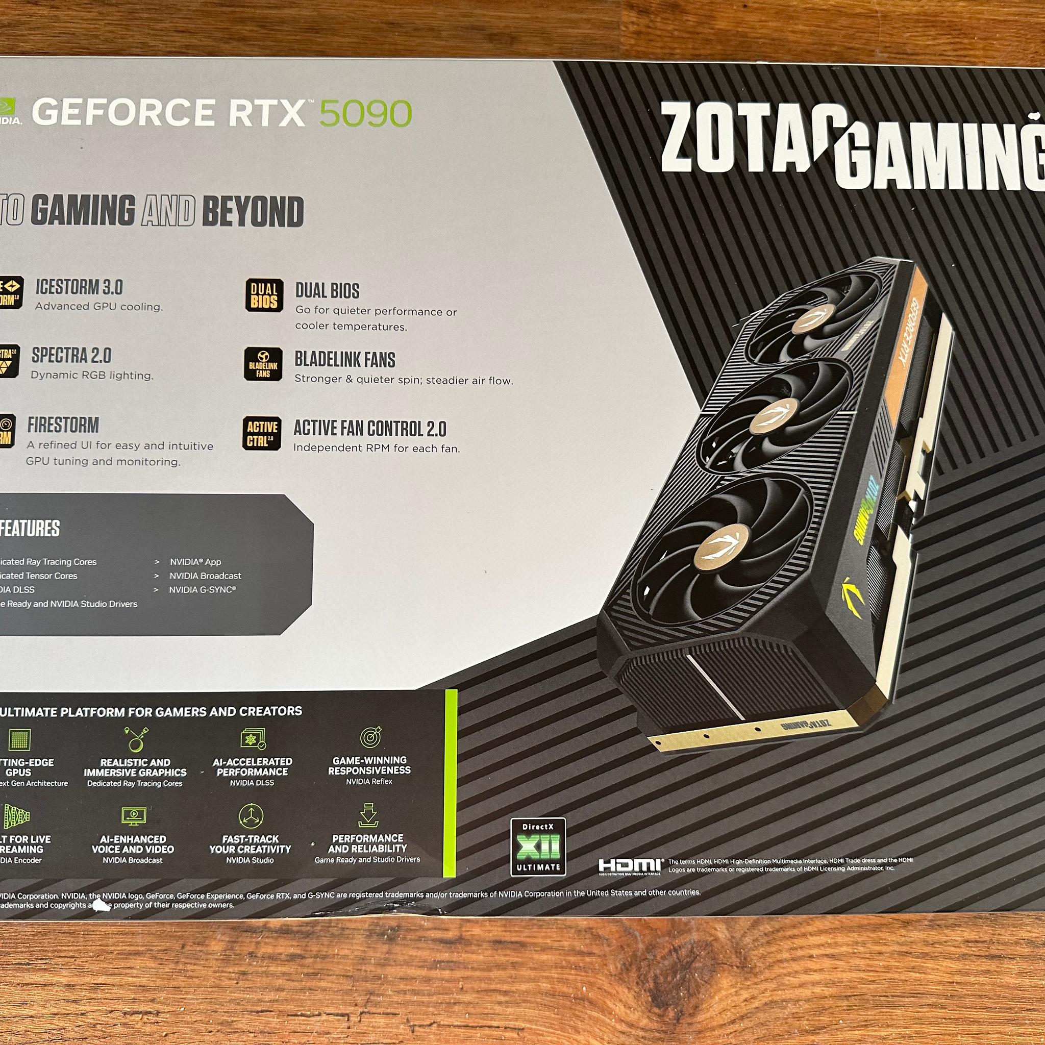 ZOTAC RTX 5090 SOLID OC 32 GB GDDR7