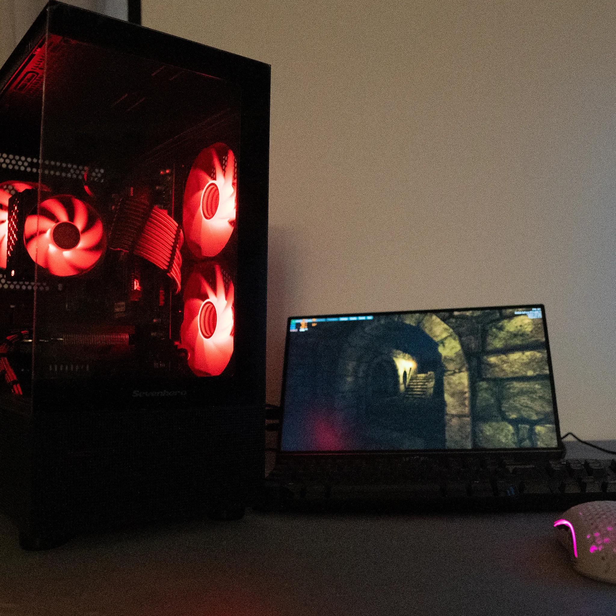 🩸⚫ | MSI RTX 4060 Ti | RYZEN 5 7500F | 16GB DDR5 RAM | 1TB NVME SSD | Ruby Rocket 4.0