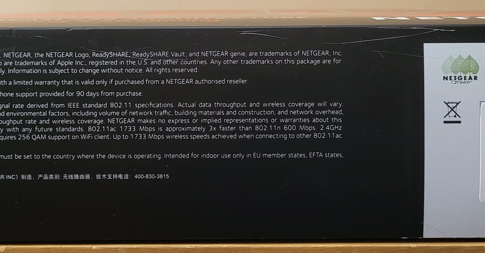 NETGEAR Nighthawk X4S AC2600 Dual-Band MU-MIMO WiFi Adv Gaming & Streaming Router R7800 Quad-Stream