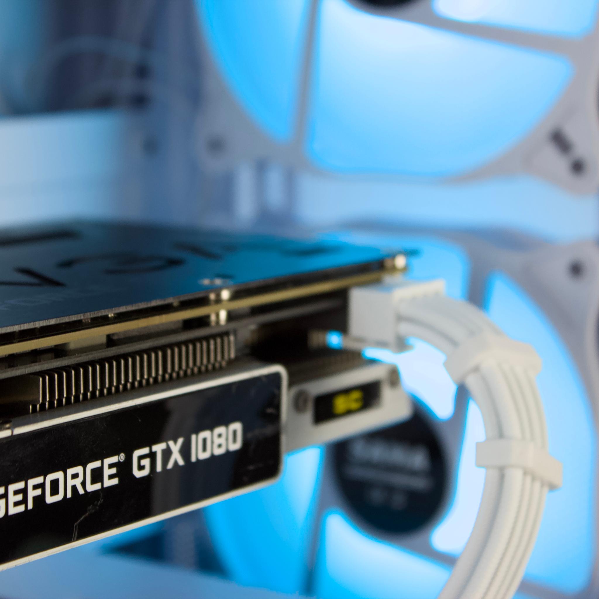 ❄️🧊Budget White PC - GTX 1080, Ryzen 5 2600, 16GB DDR4, 1TB SSD❄️🧊- WiFi/BT