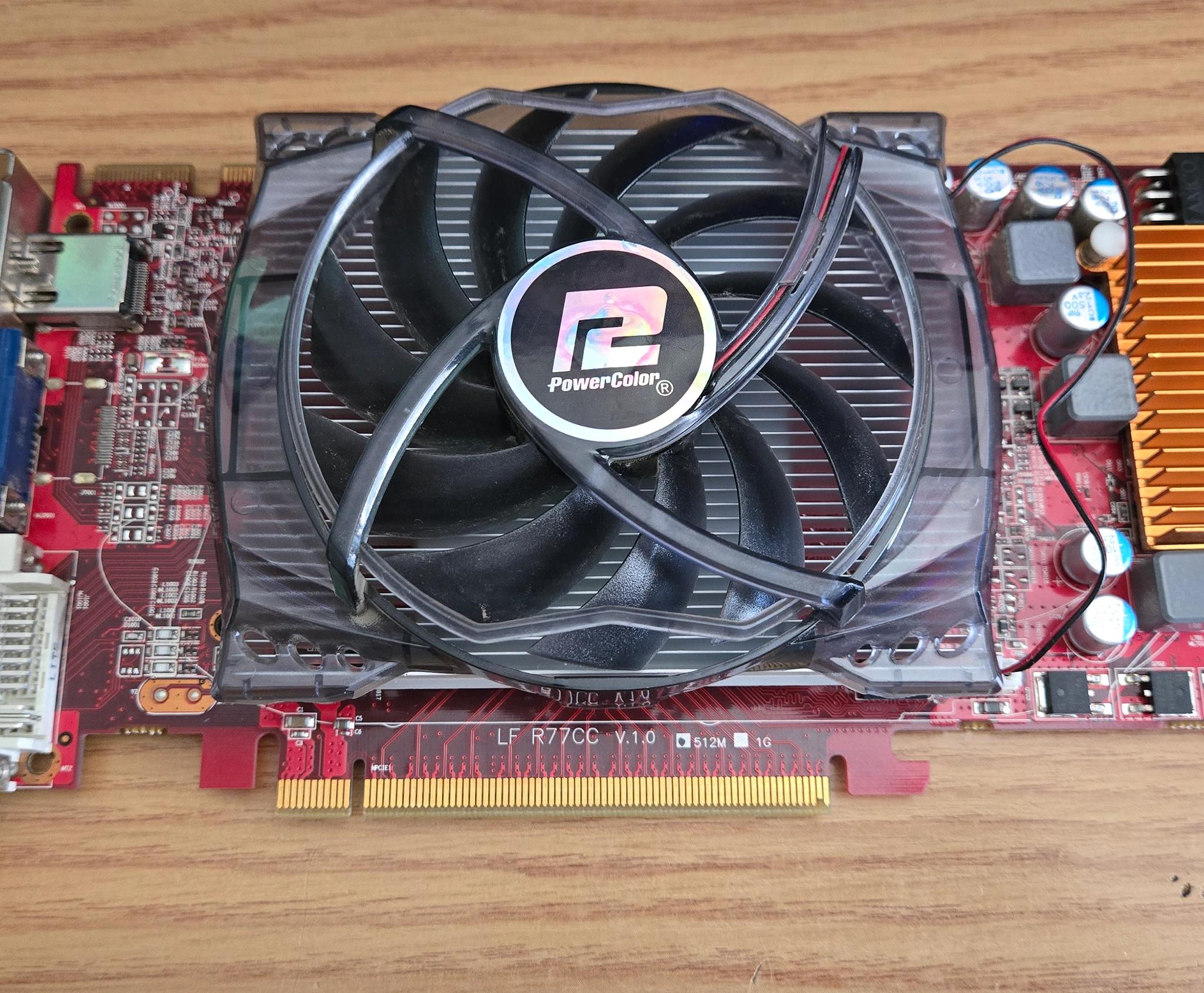USED AMD PowerColor Radeon HD 4850 512MB DDR3 Discreet Graphics Card