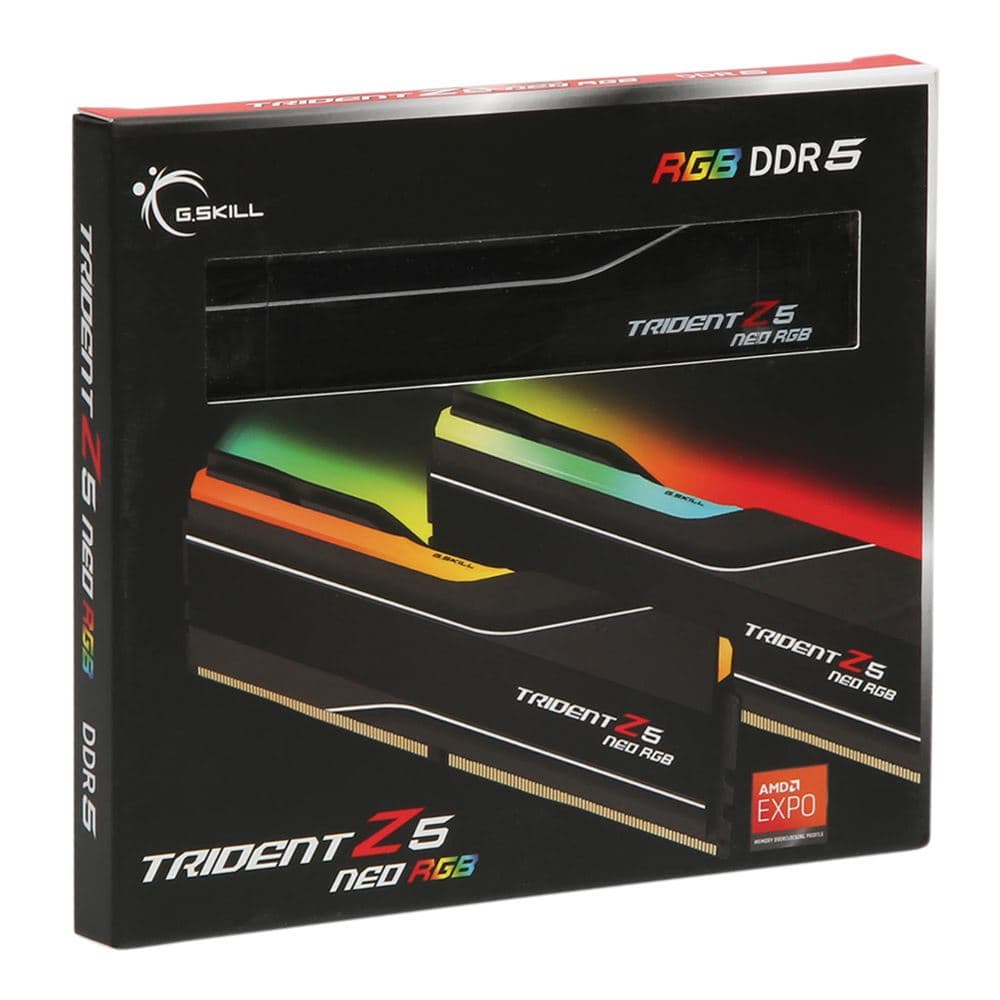 G.Skill Trident Z5 Neo RGB Series 32GB (2 x 16GB) DDR5-6000 PC5-48000 CL30 Dual Channel Desktop Kit