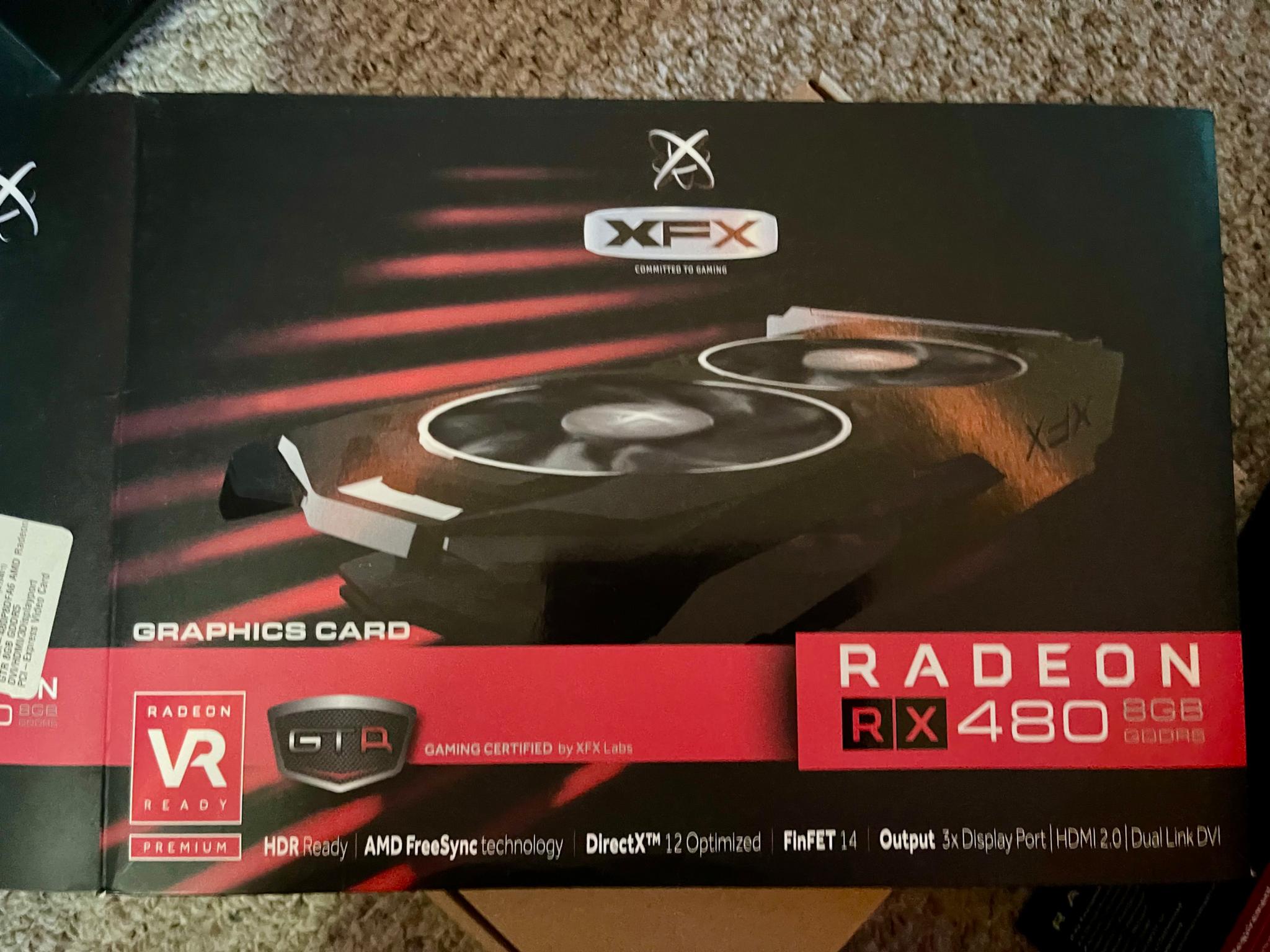XFX RX 480 GTR 8GB GDDR5