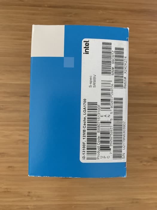 Intel Core i3 13100F