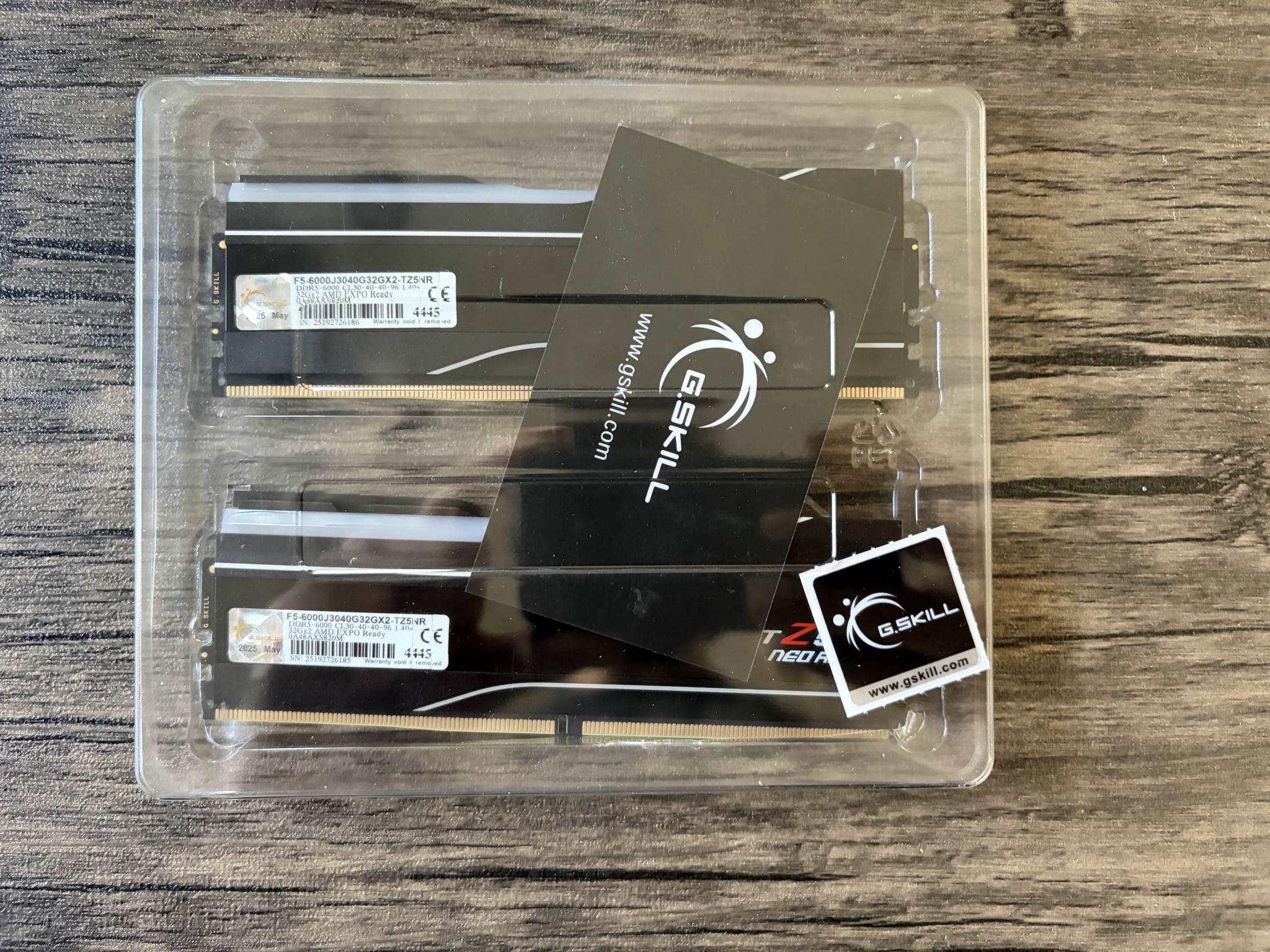 G.skill Trident DDR5 6000MT/S 64GB (2x32GB) CL30