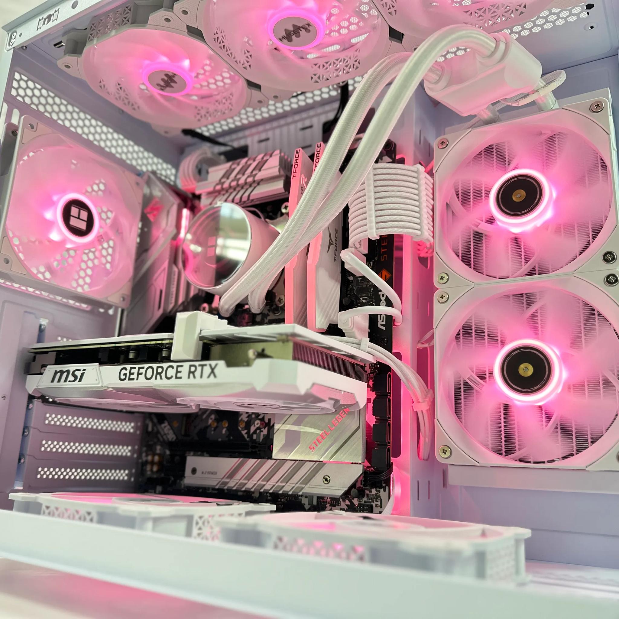 🧊👑 Night King🧟‍♂️🗡️ Gaming PC❄️Nvidia RTX 4070 12GB❄️Intel 13500 14-core❄️32GB DDR4❄️1TB NVME