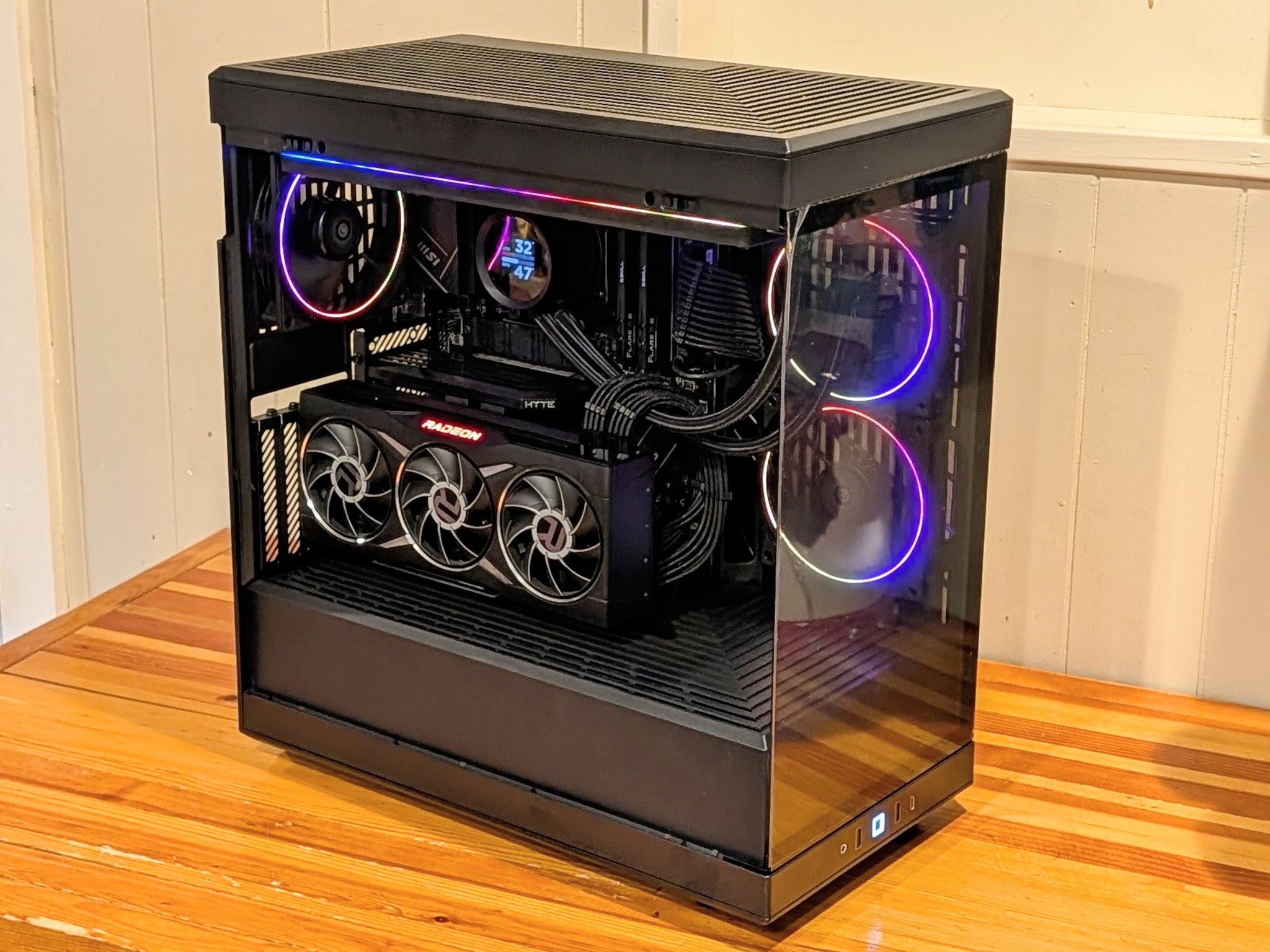 🌈 RX 6950 XT Gaming PC – Ryzen 7 7700X | Hyte Y40 RGB Build