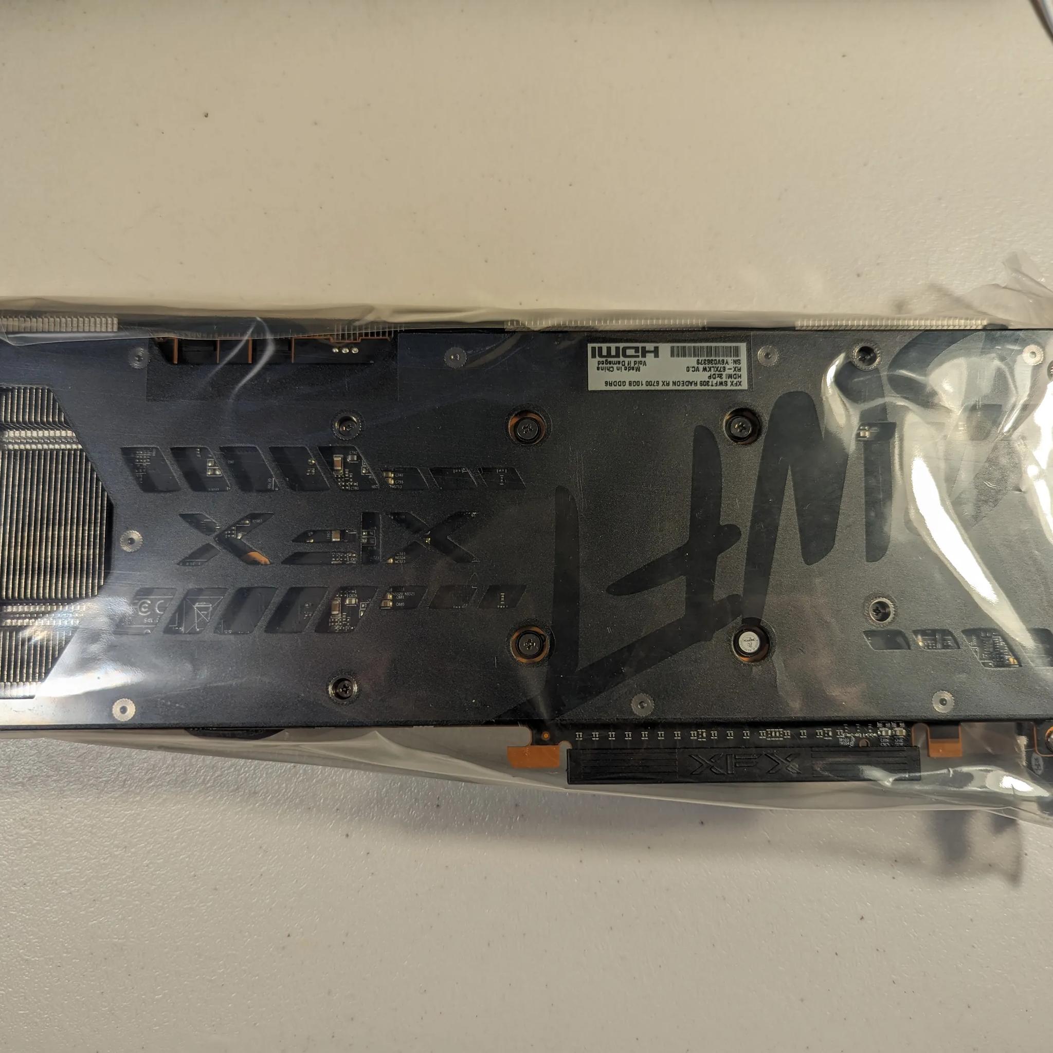 XFX Speedster SWFT 309 Radeon RX 6700 non-XT 10 GB; Gently Used, Like New, Great for High-FPS 1080p!