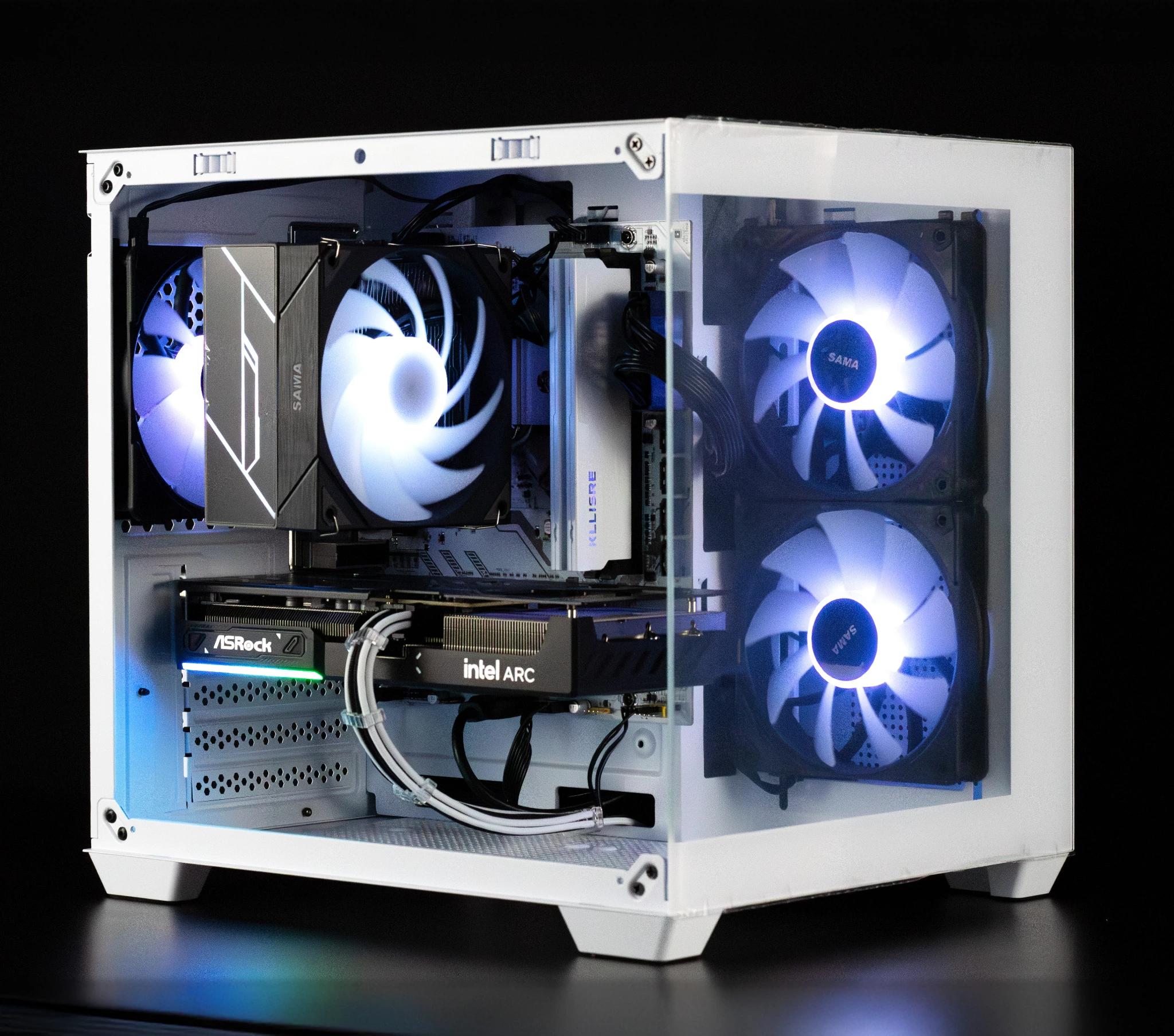 ⚫️🔵⚪️ ARC B570 | Ryzen 5 5600 | 32GB DDR4 | 1TB NVMe SSD