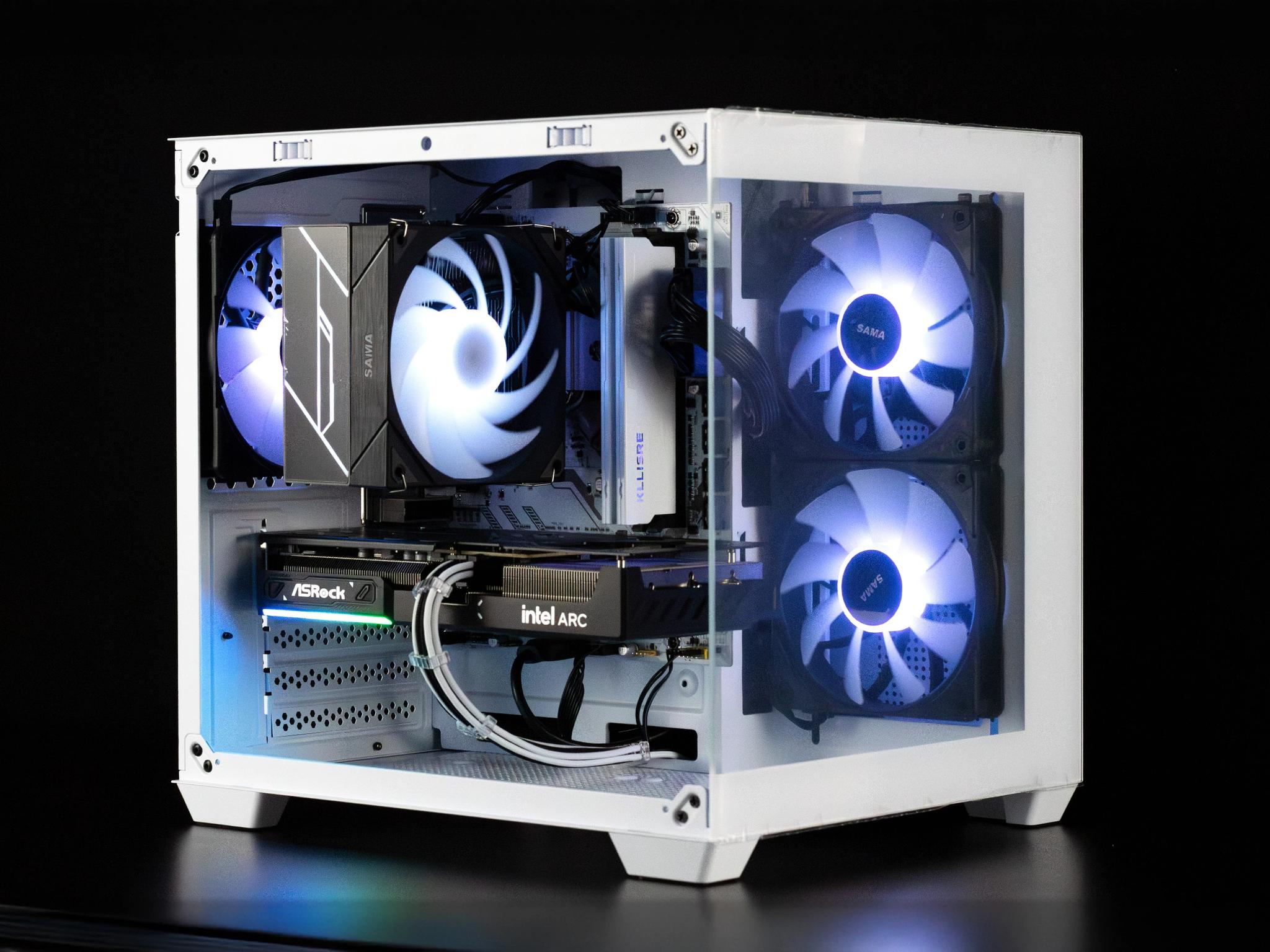 ⚫️🔵⚪️ ARC B570 | Ryzen 5 5600 | 32GB DDR4 | 1TB NVMe SSD