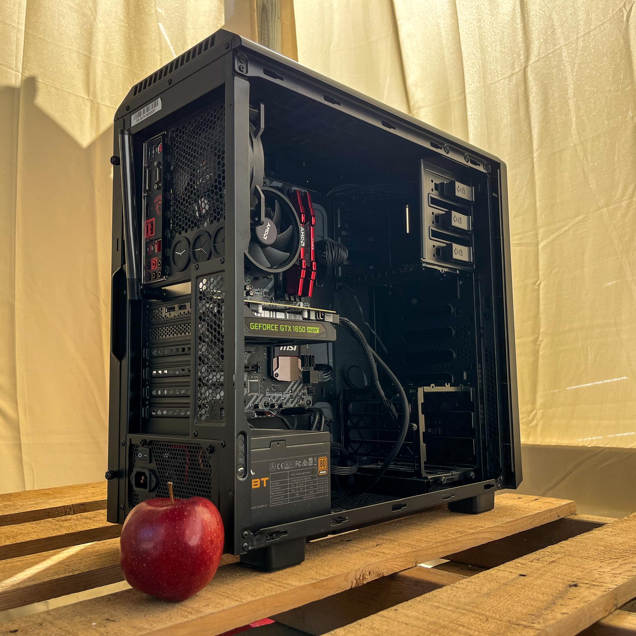 Stealth Black Gaming PC: GTX 1650 Super | Ryzen 5 3600
