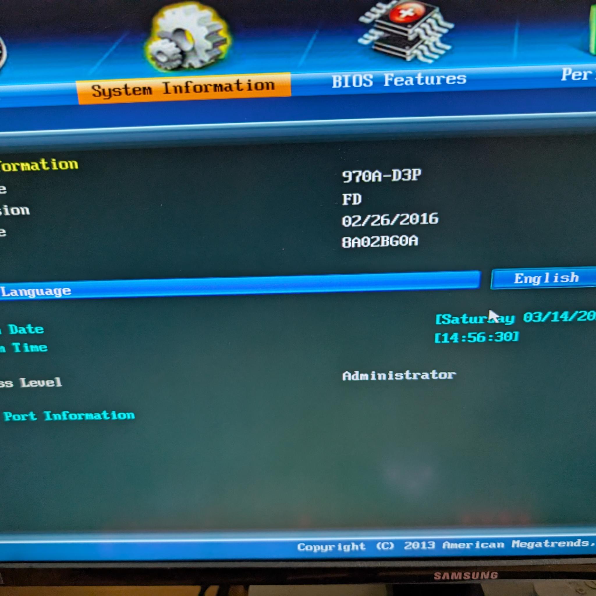 Gigabyte 970A + AMD FX 6300 + 8GB DDR3