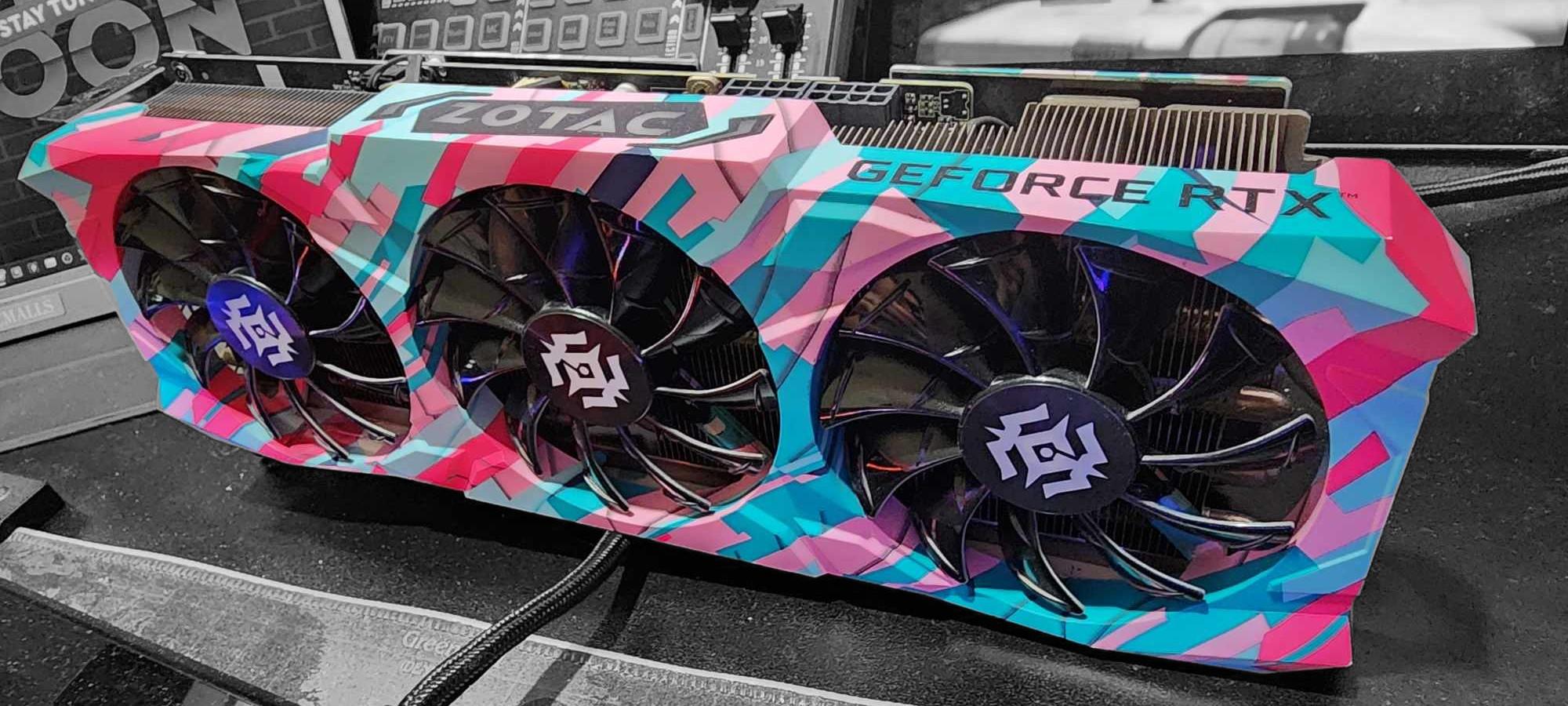 ZOTAC GAMING GeForce RTX 3080 Trinity OC 10Gb GDDR6 Rainbow Limited Edition GPU