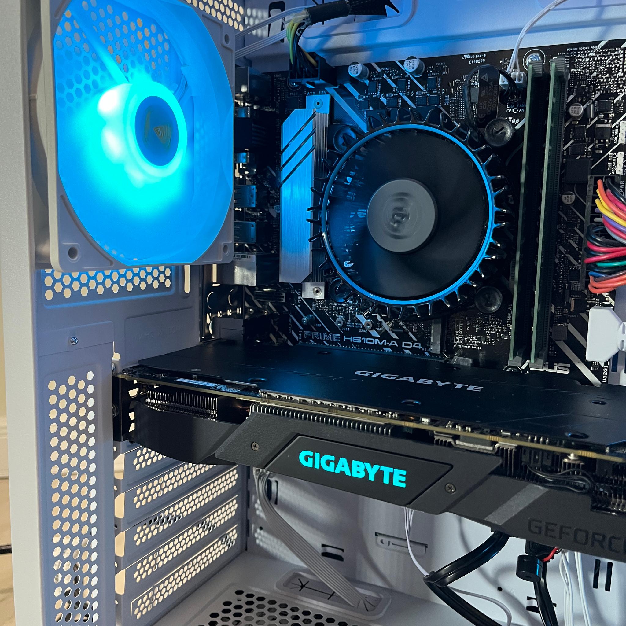 NVIDIA RTX 2070, Intel Core i3-12100, 16GB RAM, 4.2 TB Storage, High FPS Gaming PC w/Wi-Fi & BT