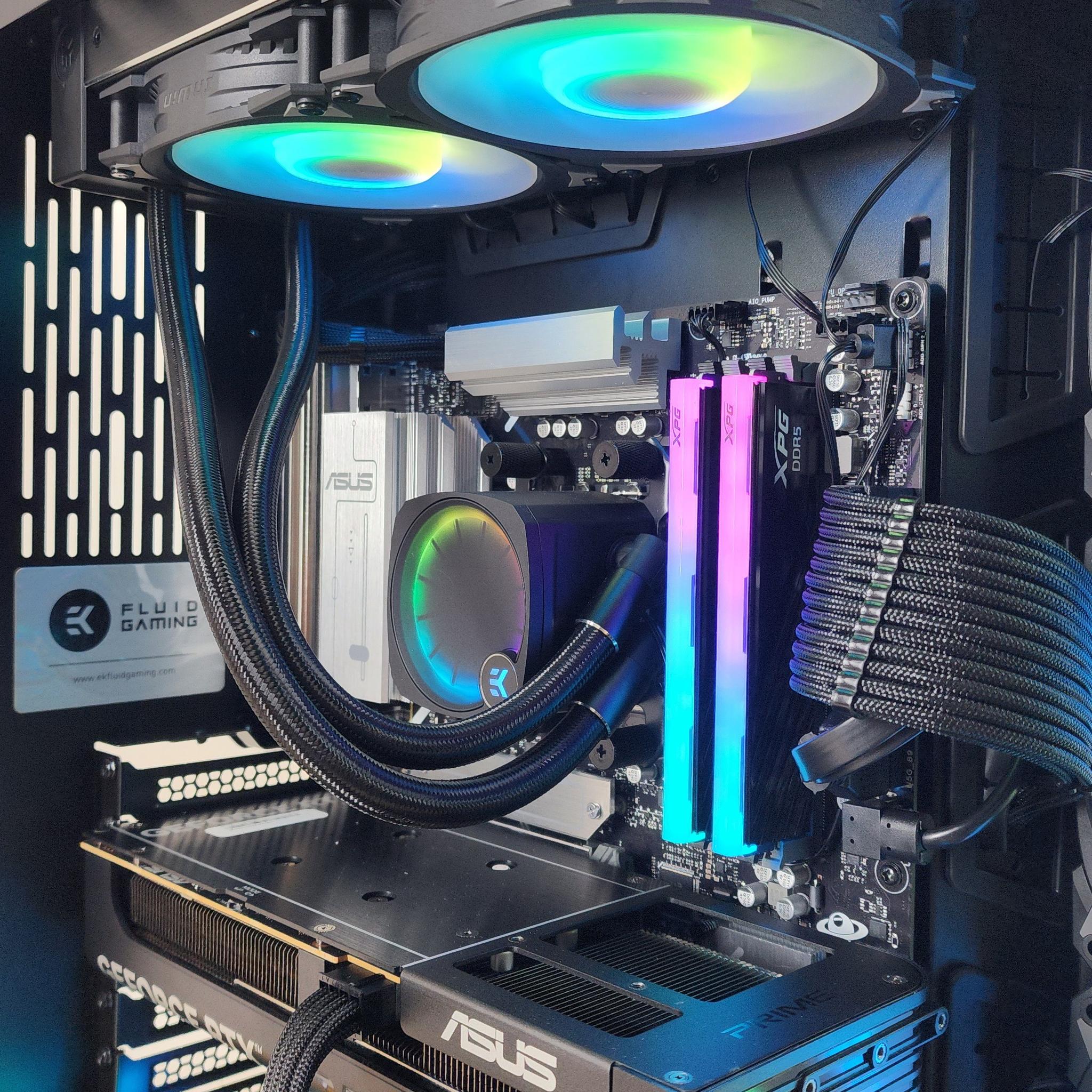Gaming PC Ryzen 7 7800X3D 32GB RAM 1TB SSD RTX 5060  8GB Windows 11 Computer