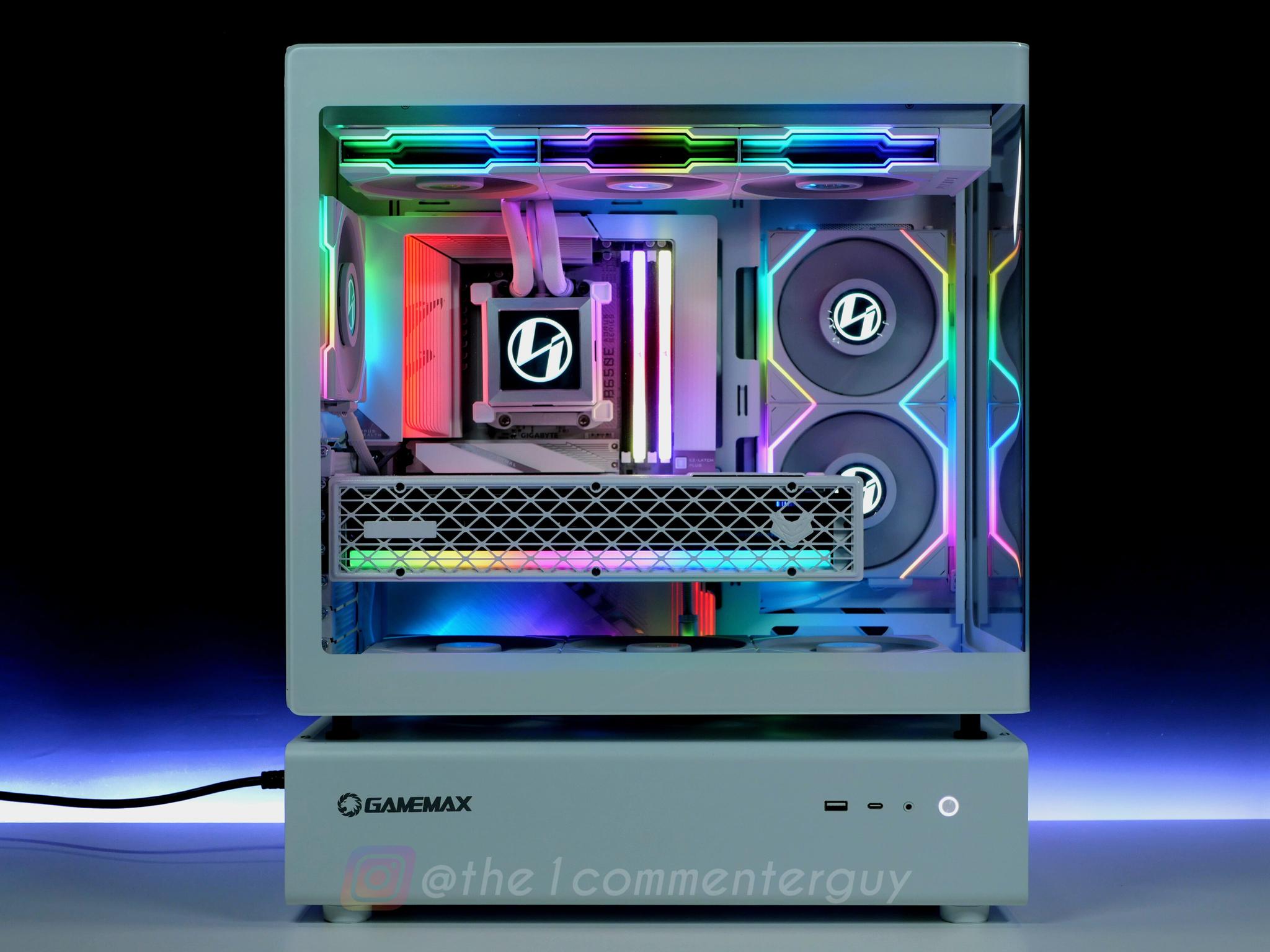 STEALTH 🧊|🖥 Ryzen 9800X3D, RX 9070XT, 2TB 4.0 nvme, 32GB DDR5 RGB White Gaming Pc