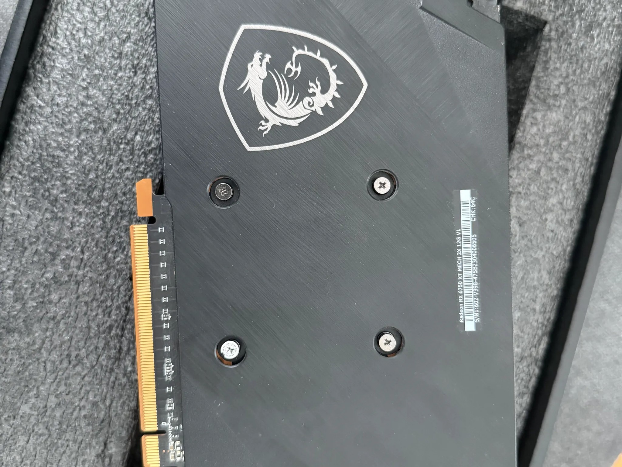 USED MSI Mech Radeon RX 6750 XT 12GB GDDR6 PCI Express 4.0 ATX Video Card RX 6750 XT MECH 2X 12G V1