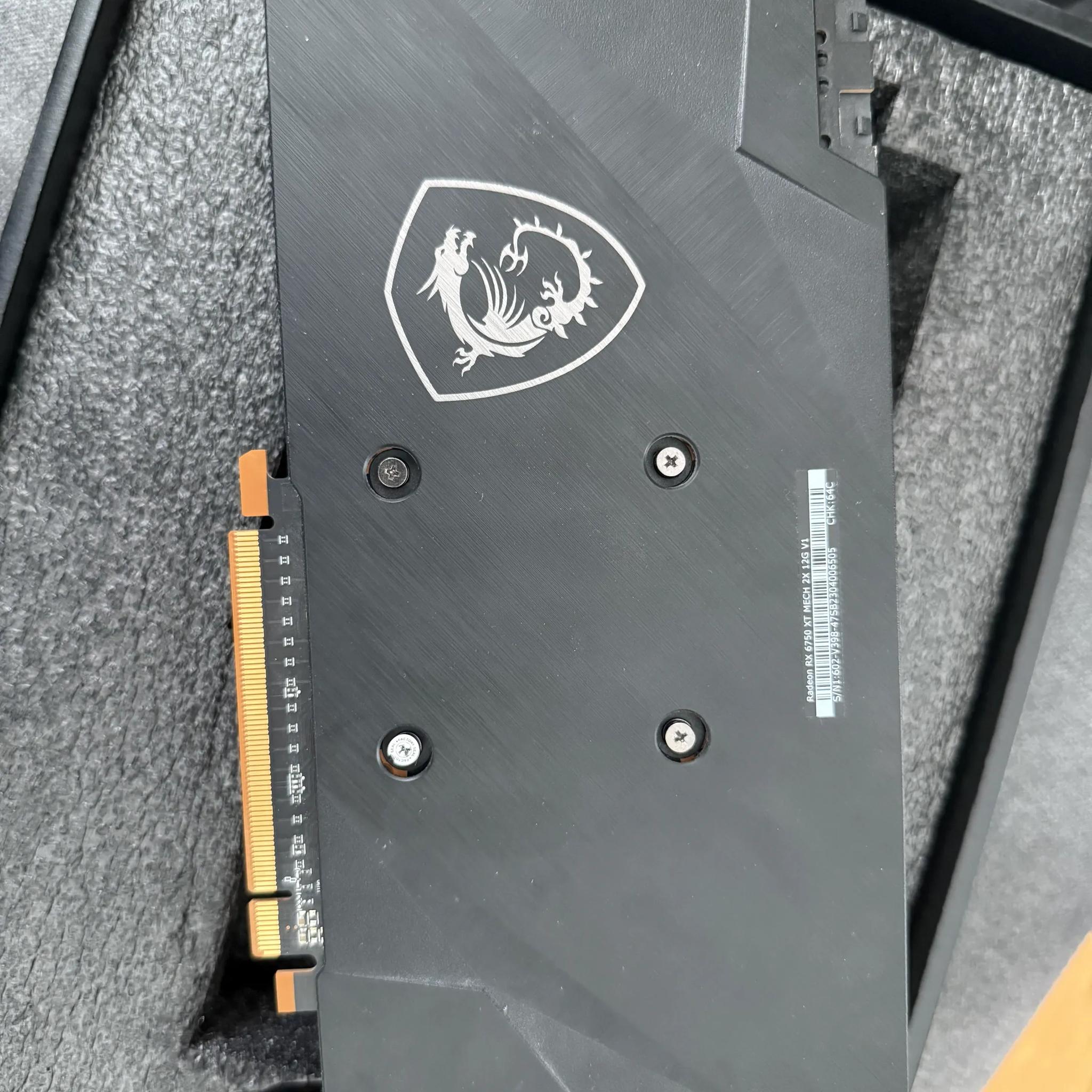 USED MSI Mech Radeon RX 6750 XT 12GB GDDR6 PCI Express 4.0 ATX Video Card RX 6750 XT MECH 2X 12G V1