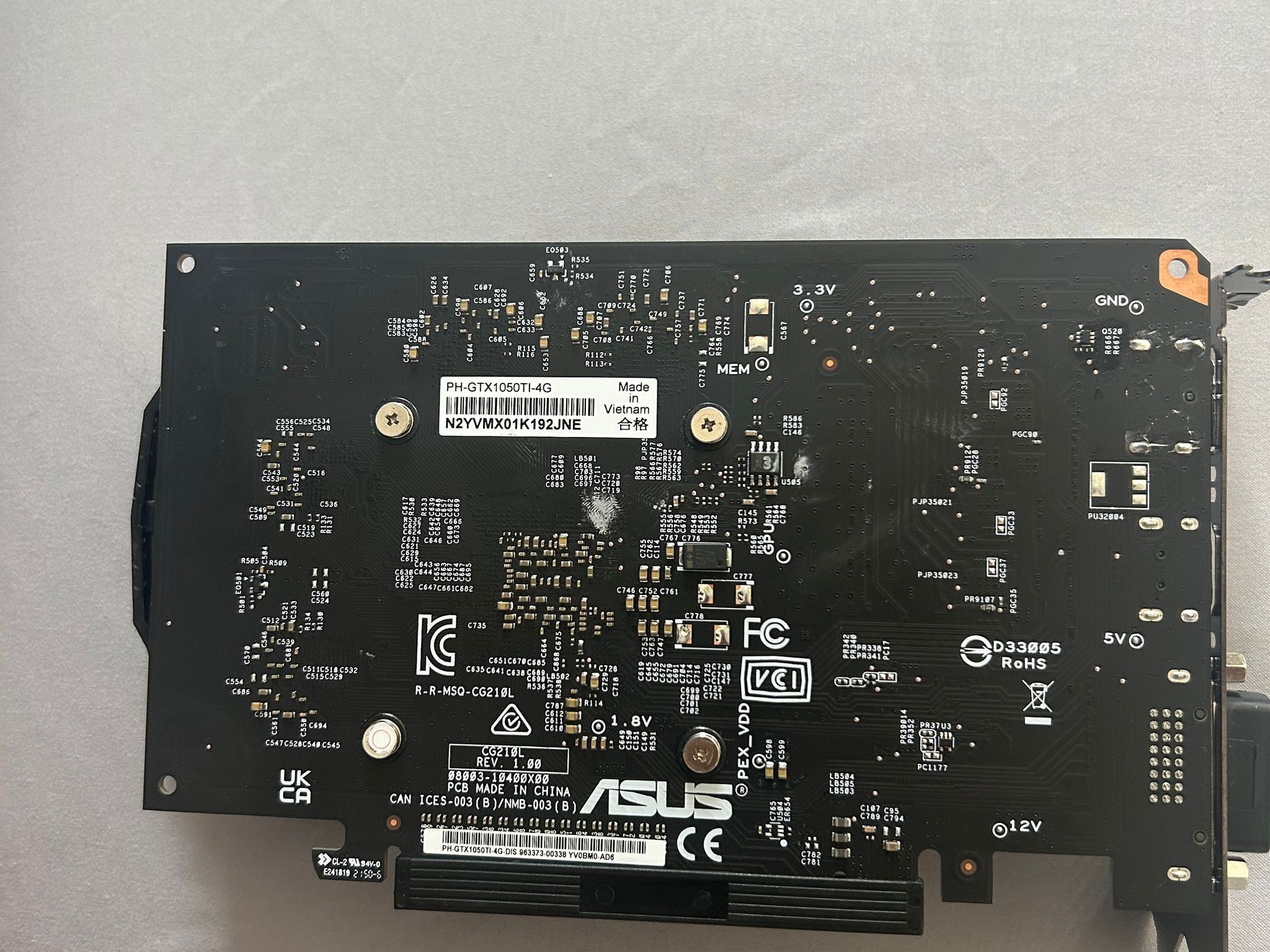 Asus Phoenix 1050 ti 4gb