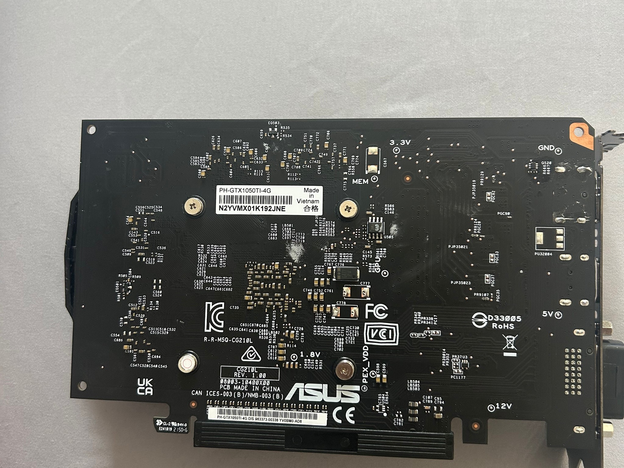 Asus Phoenix 1050 ti 4gb