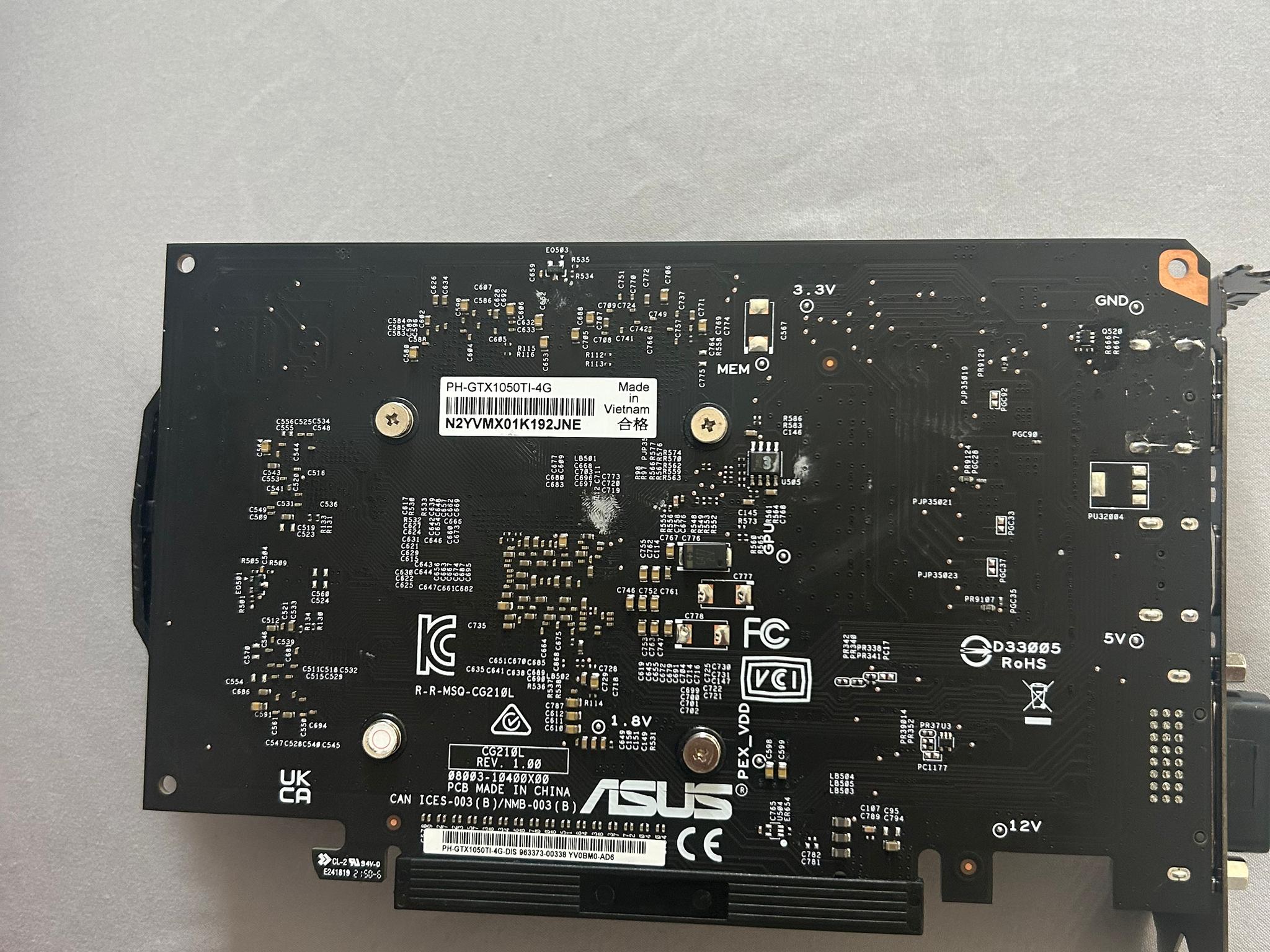 Asus Phoenix 1050 ti 4gb