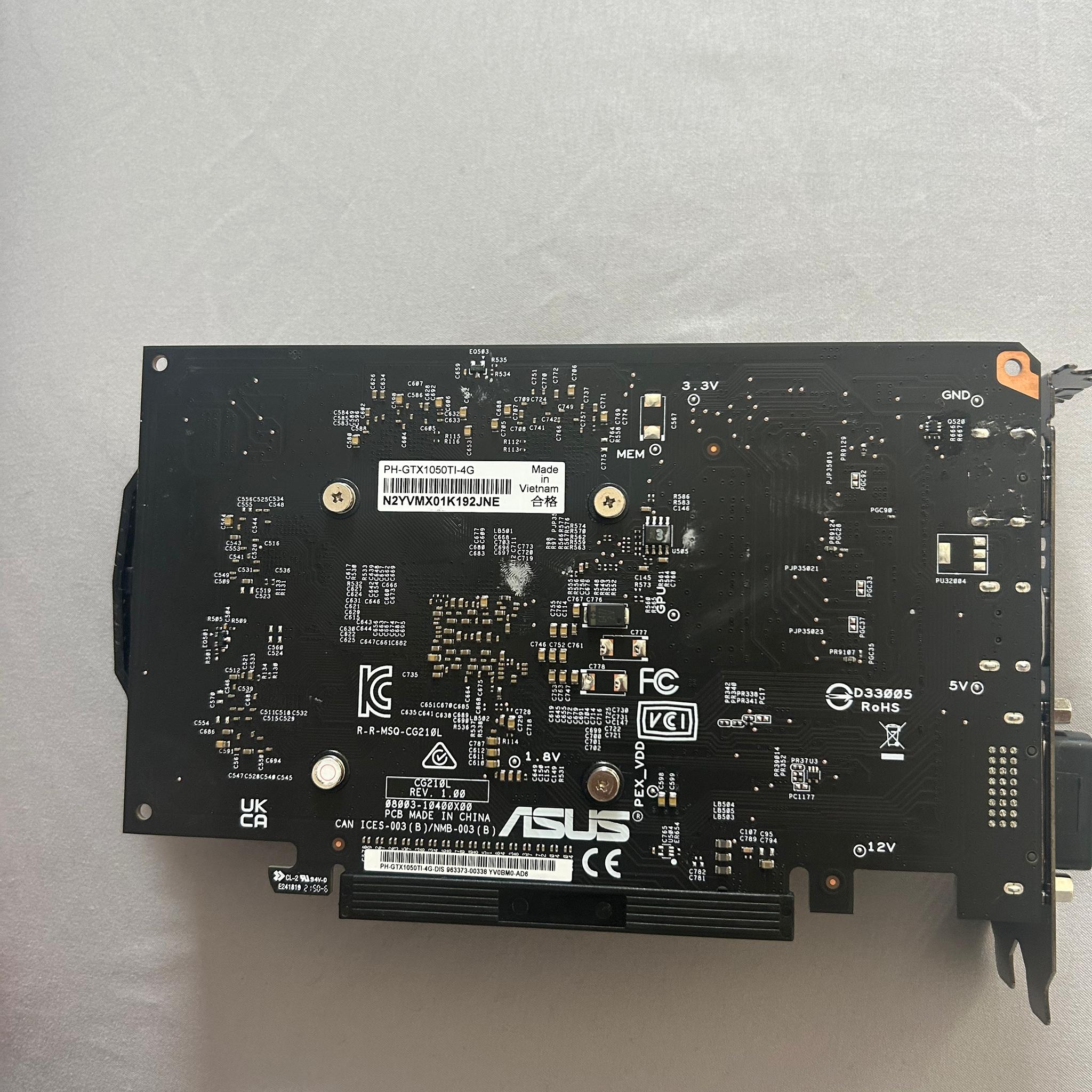 Asus Phoenix 1050 ti 4gb