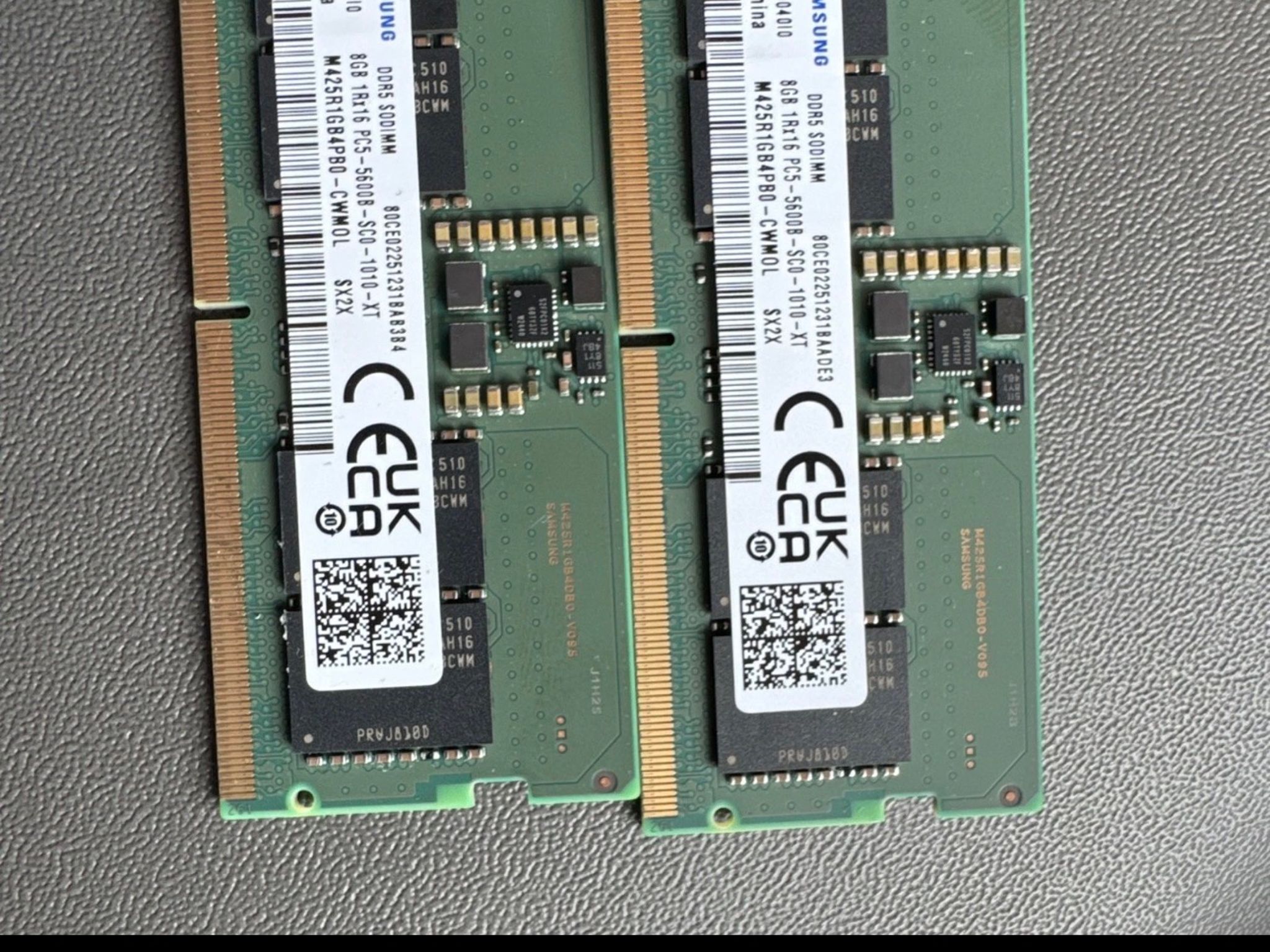 Samsung 16GB (2x8GB) DDR5 5600MHz SODIMM Laptop RAM