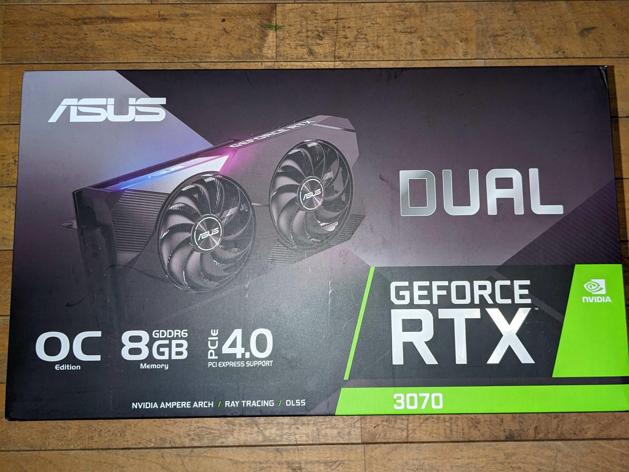 Nvidia RTX 3070 Asus Dual 