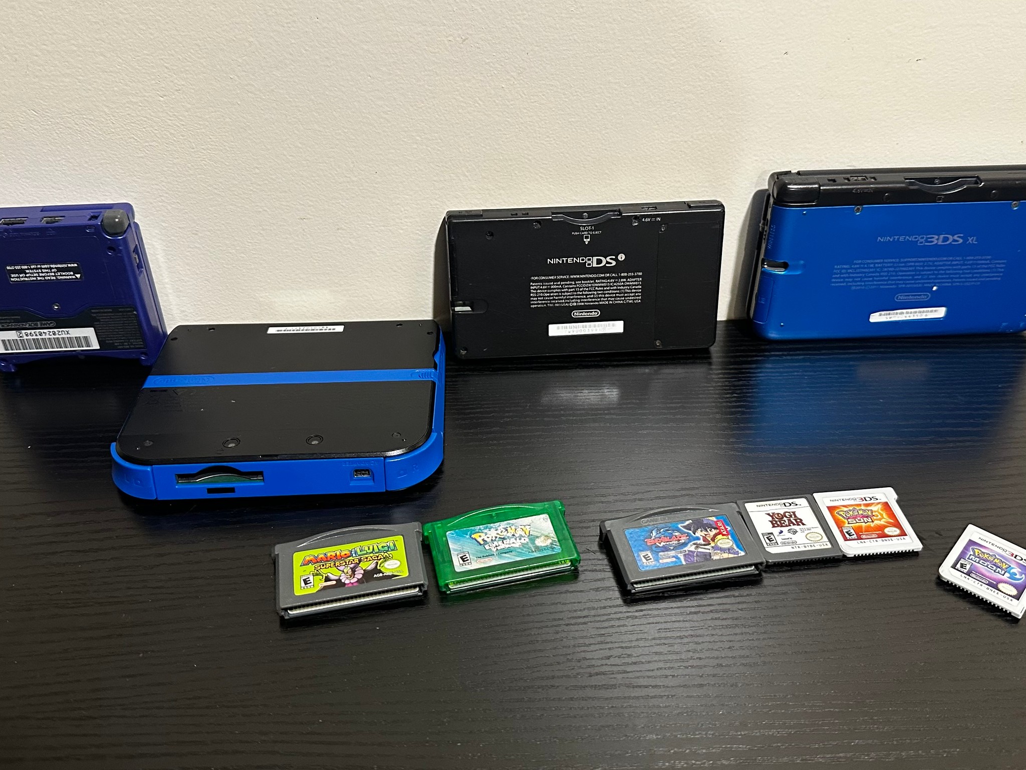 Nintendo Handheld Bundle – GBA SP, DS, 2DS, 3DS XL + Games