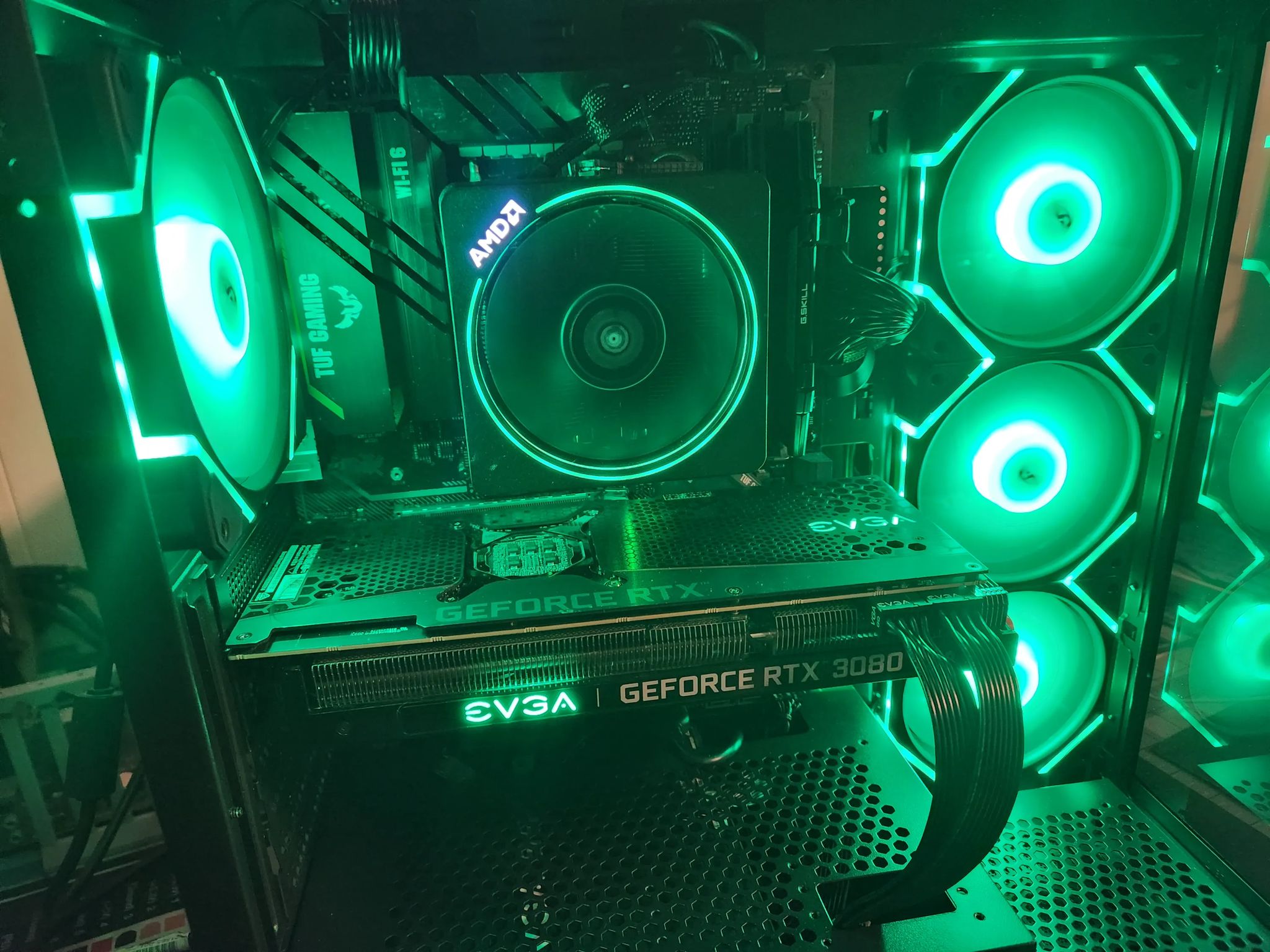 The Green machine II RTX 3080/ Ryzen 9 3900x! 1440P gaming/streaming BEAST!!!