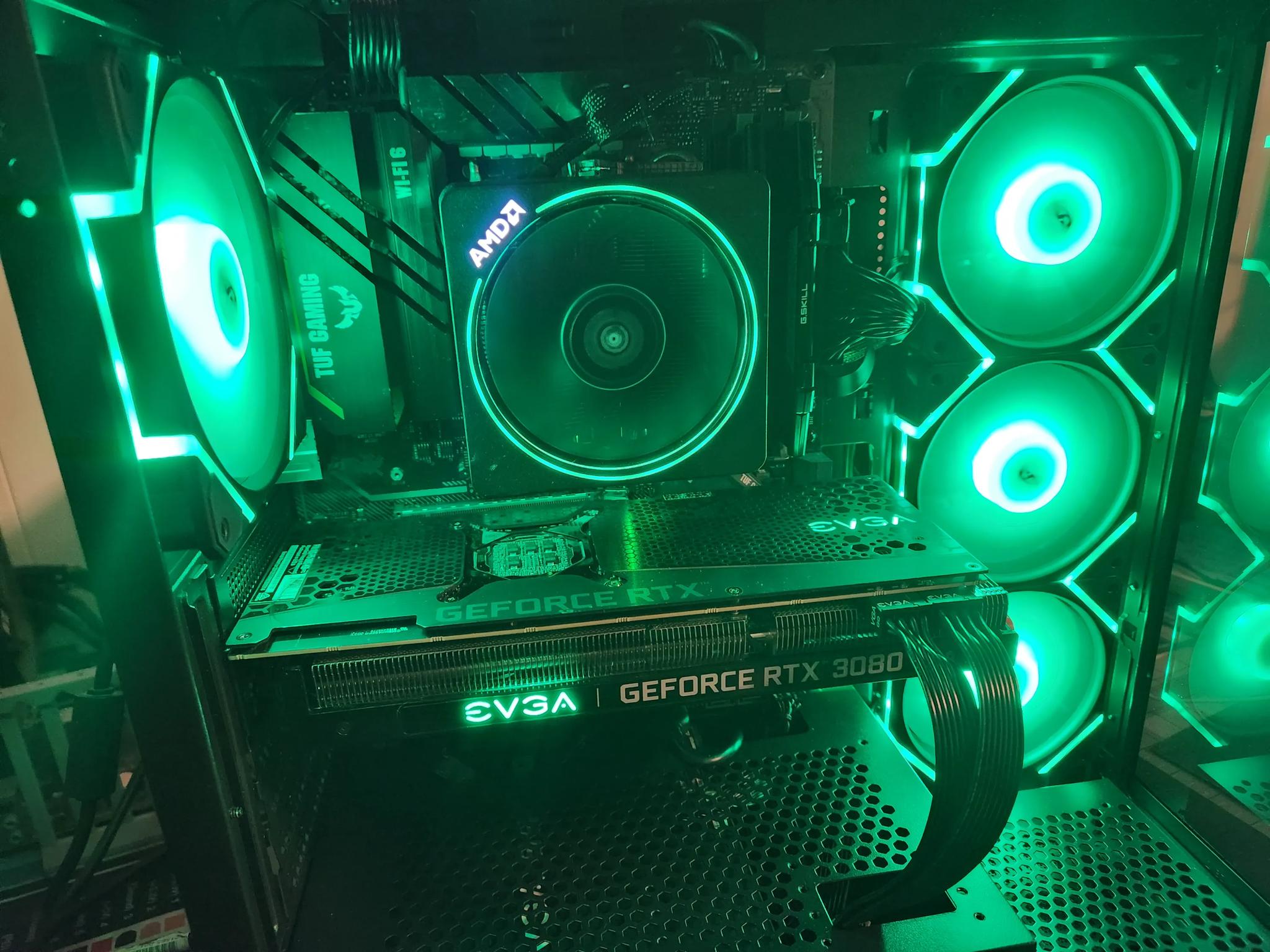 The Green machine II RTX 3080/ Ryzen 9 3900x! 1440P gaming/streaming BEAST!!!