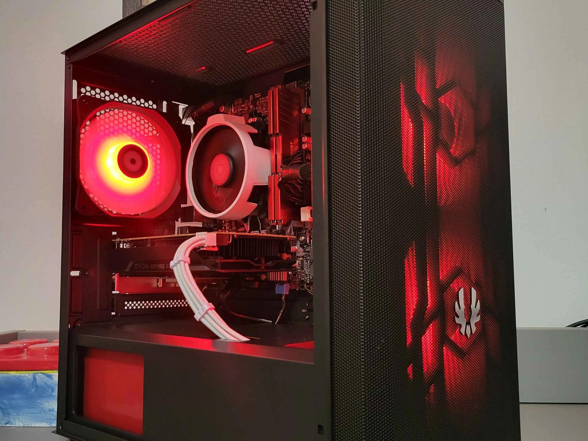 Red, White and Black E-Sports Machine! Ryzen 5*, GTX 1060 6GB, 16GB, 1TB Total Storage, Wi-Fi + BT