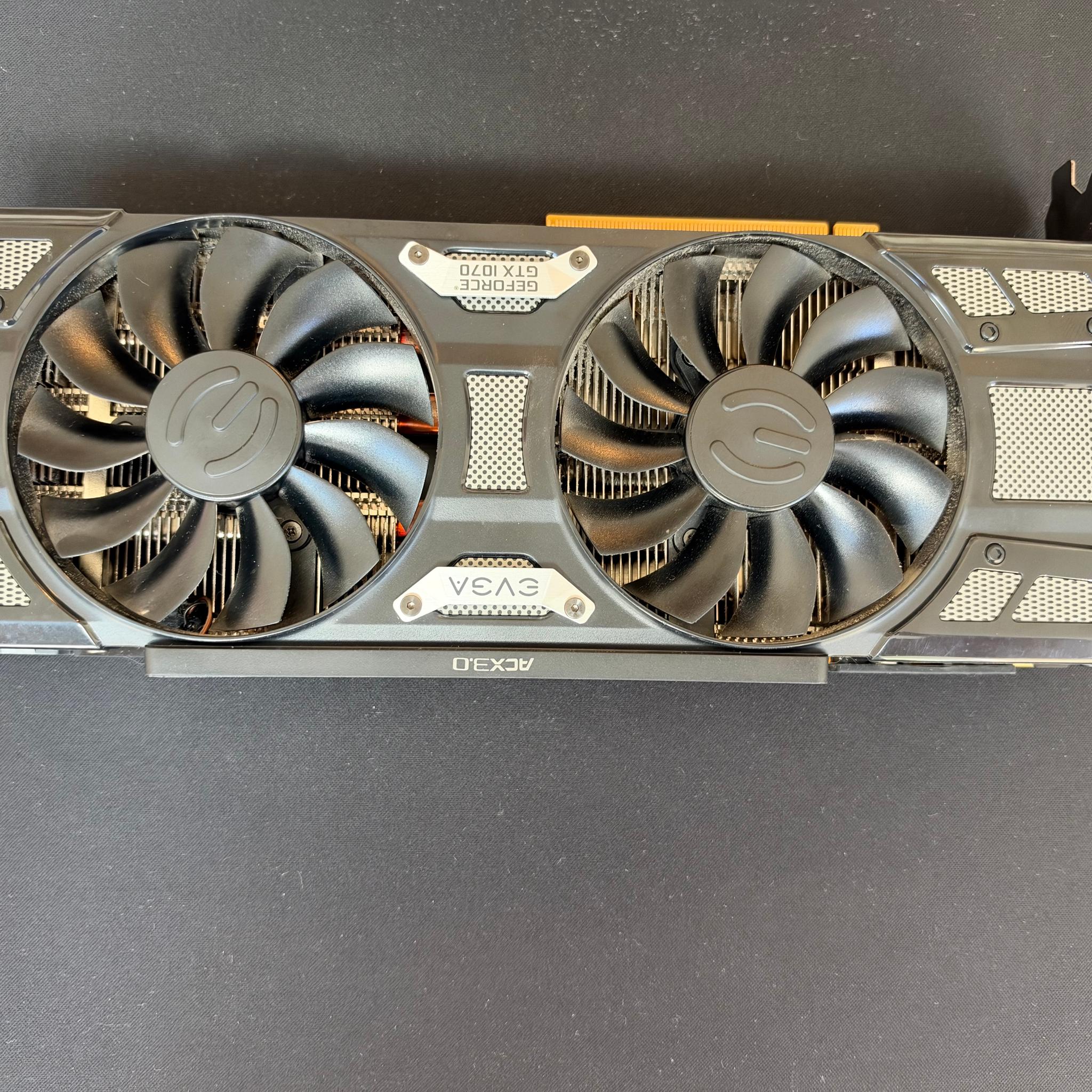 EVGA Nvidia GeForce GTX 1070 SC Gaming ACX 3.0 Black Edition 8GB GDDR5 Graphics Card 08G-P4-5173-KR