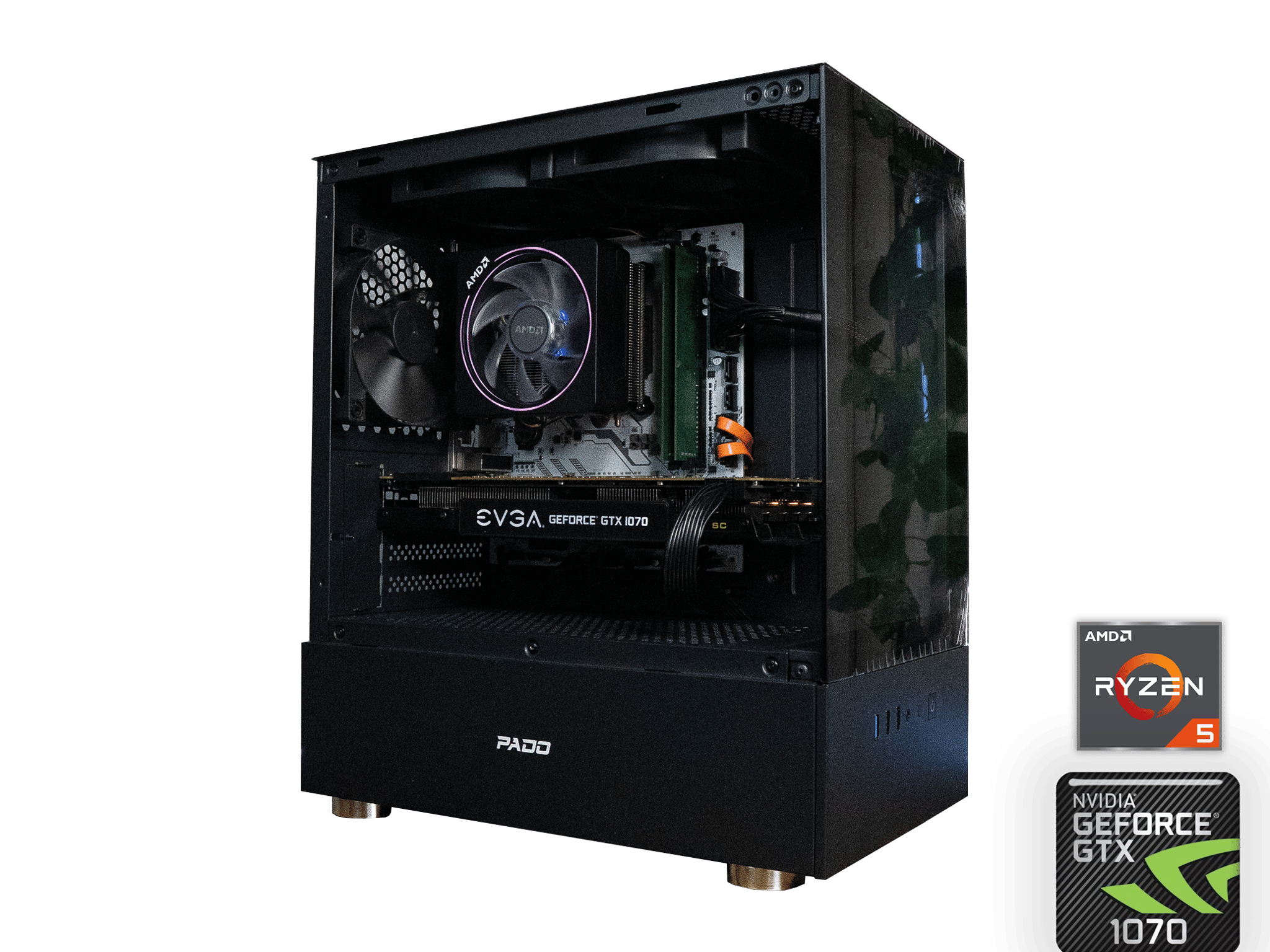 🌸🌸 BUDGET - BO6 Ready GAMING PC | EVGA GTX 1070 8GB | RYZEN 5 1600 | 16GB DDR4 RAM | 1.25TB |