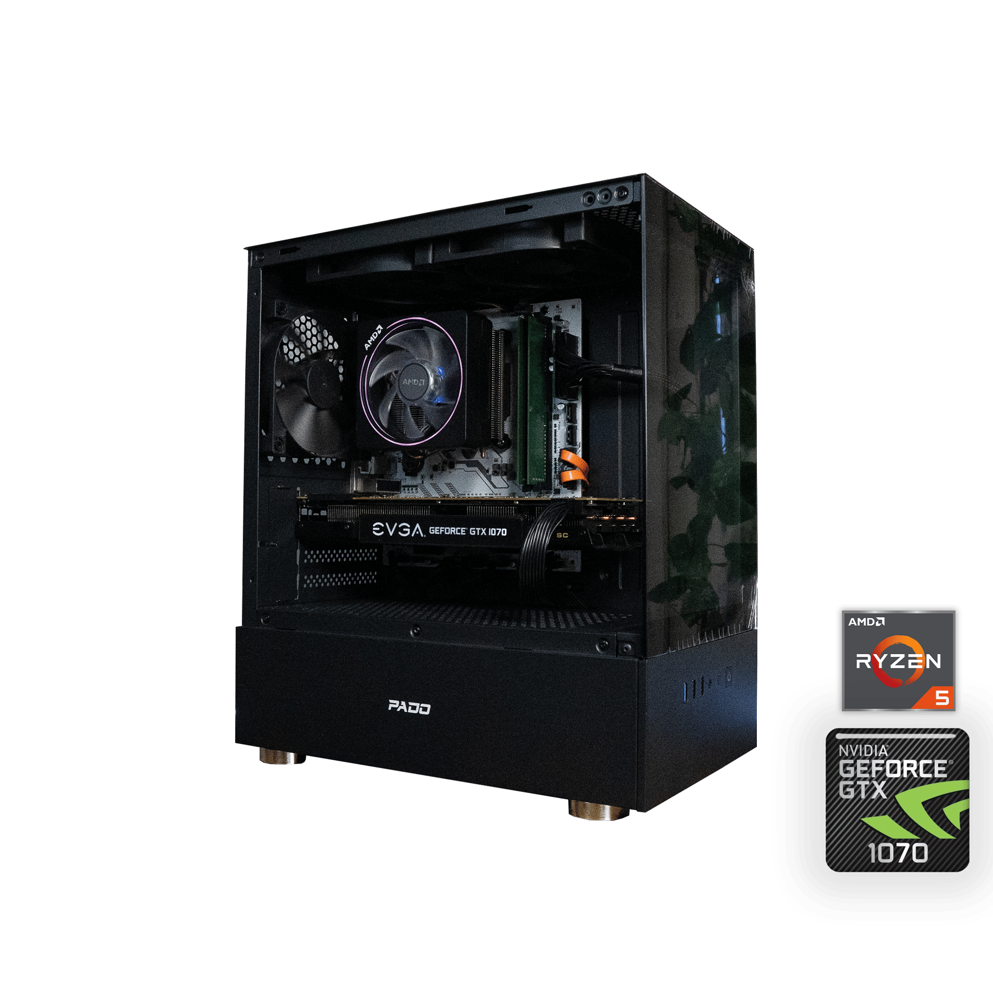 🌸🌸 BUDGET - BO6 Ready GAMING PC | EVGA GTX 1070 8GB | RYZEN 5 1600 | 16GB DDR4 RAM | 1.25TB |