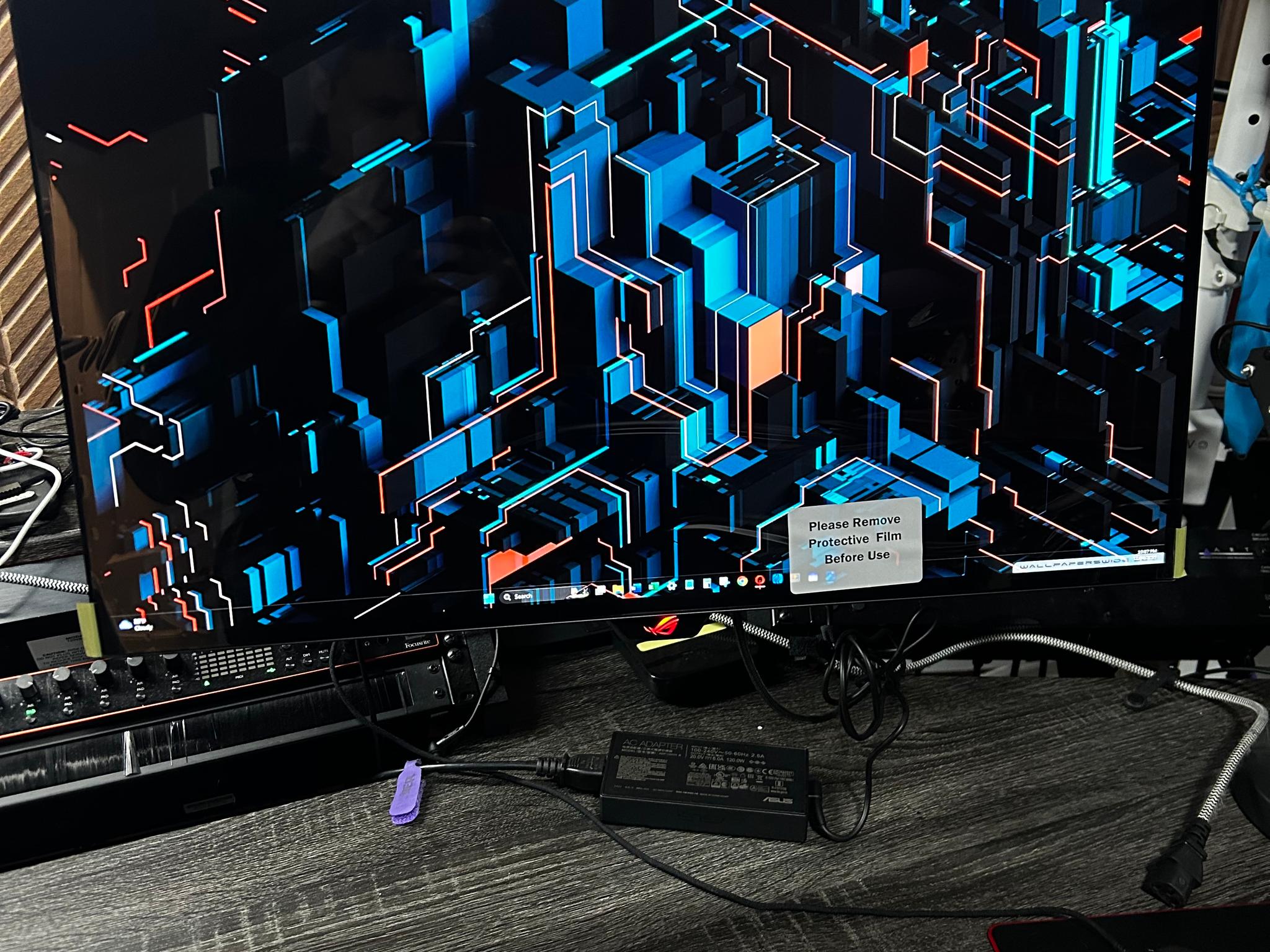 ASUS ROG 27" OLED (480hz Refresh Rate) 2K 2560x1440 (0HRS USED) (CYBER MONDAY DROP)