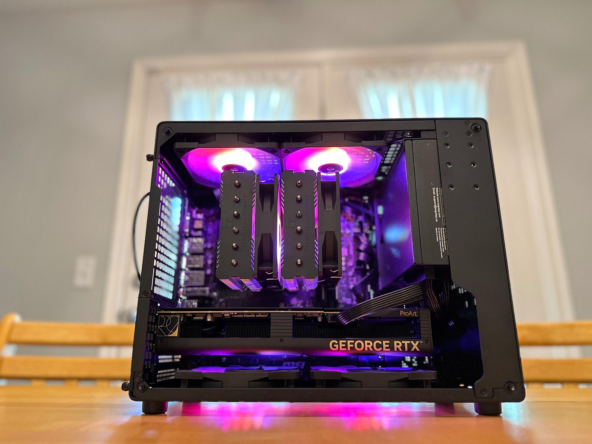 💁‍♂️👽| RTX 4070 ti ProArt, Ryzen 5700x3d, 32gb Ram, 1tb SSD, WiFi Equipped, ARGB Compact Gaming PC