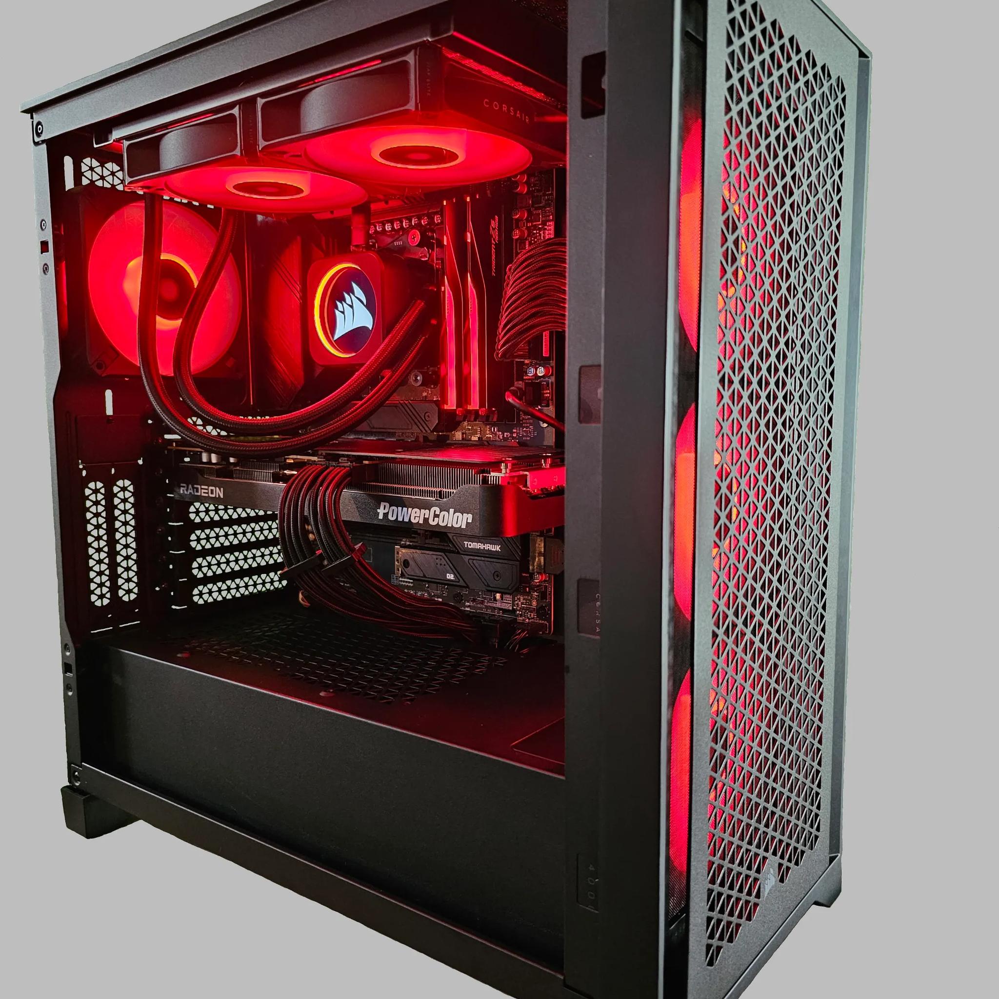 AMD Ryzen 7 9700X; Radeon RX 9070 XT; 64GB DDR5-6000 RAM; 2TB SSD