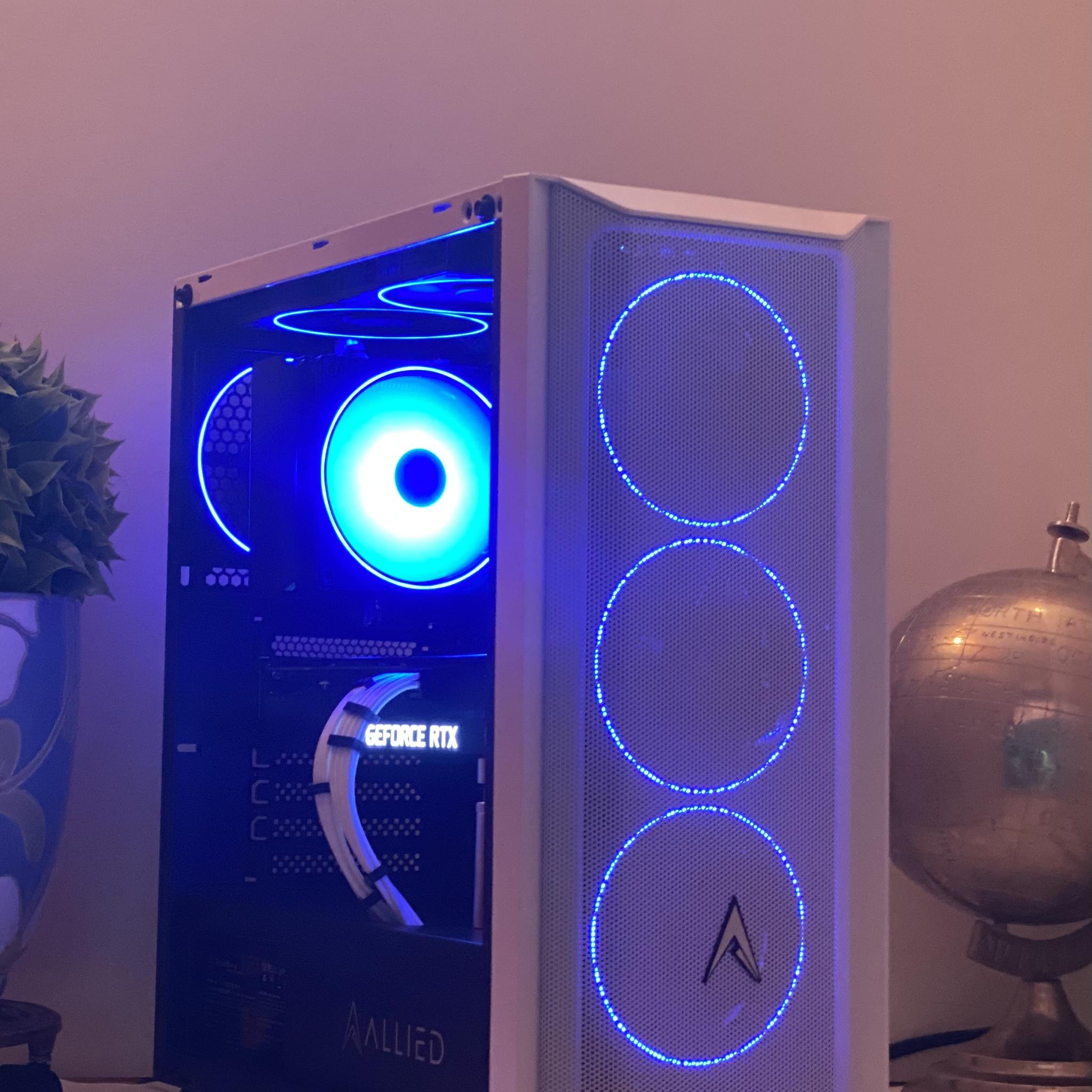 ⚪️⚫️ 🪐 “6-Rings" Ryzen Pro Gaming PC 🧪 RTX 3080🧪 Ryzen 7🧪1TB 🧪Windows 11