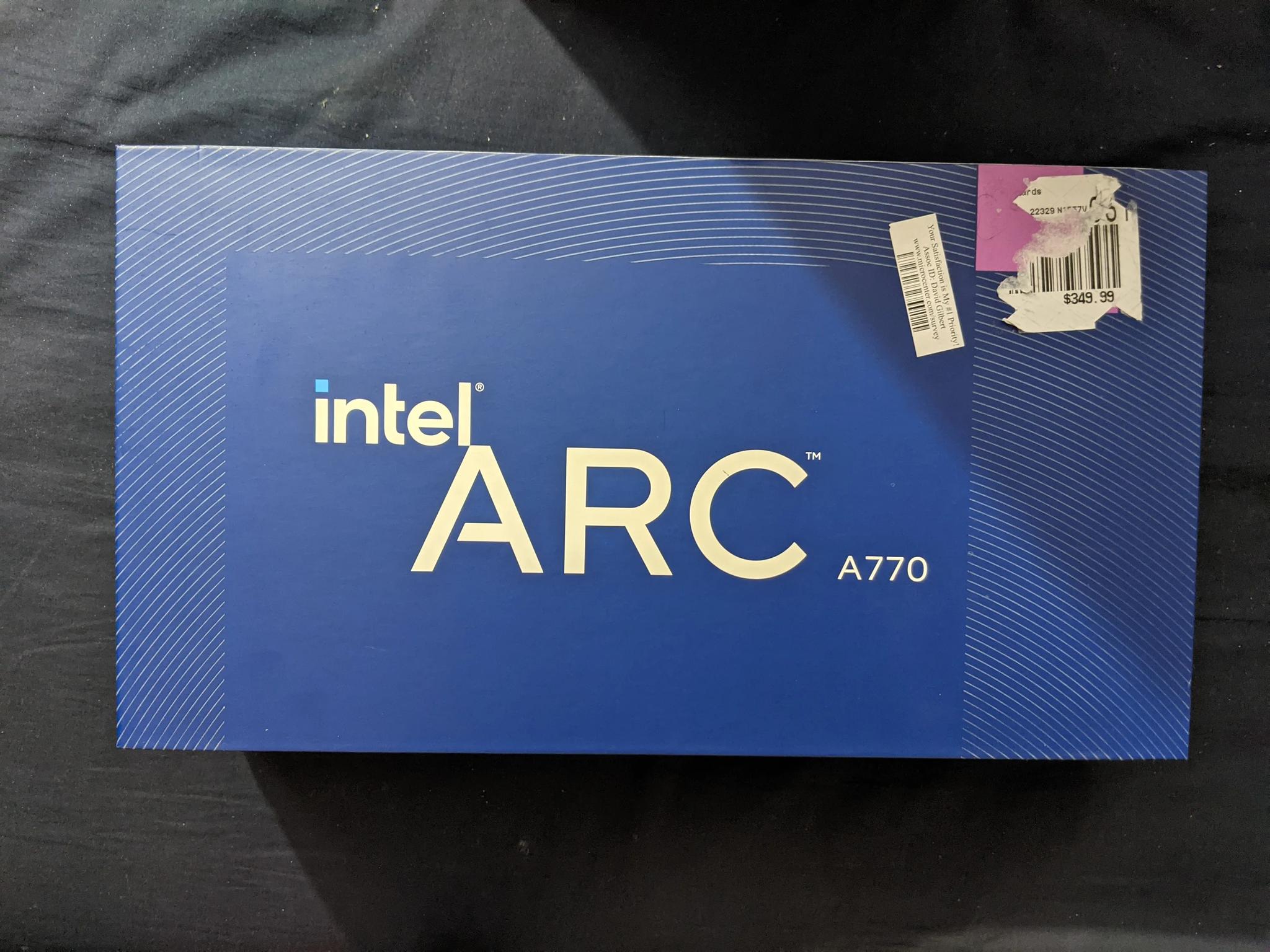 Intel arc A770 Limited Edition 16gb