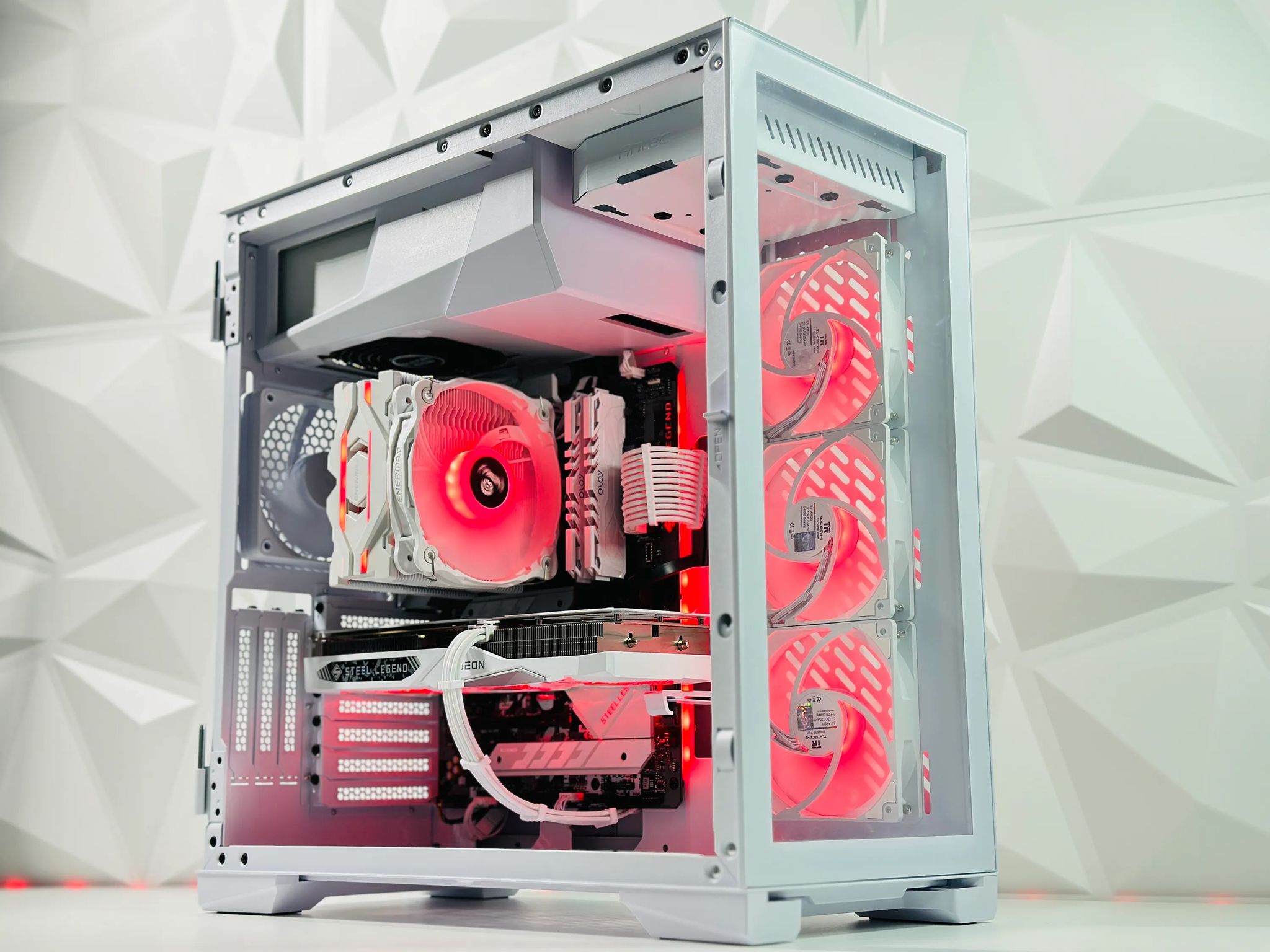 🌬️☃️Snowman⛄Gaming PC❄️AMD RX 7600 8GB❄️Intel i5 11400F 6 core❄️16GB DDR4❄️1TB NVME