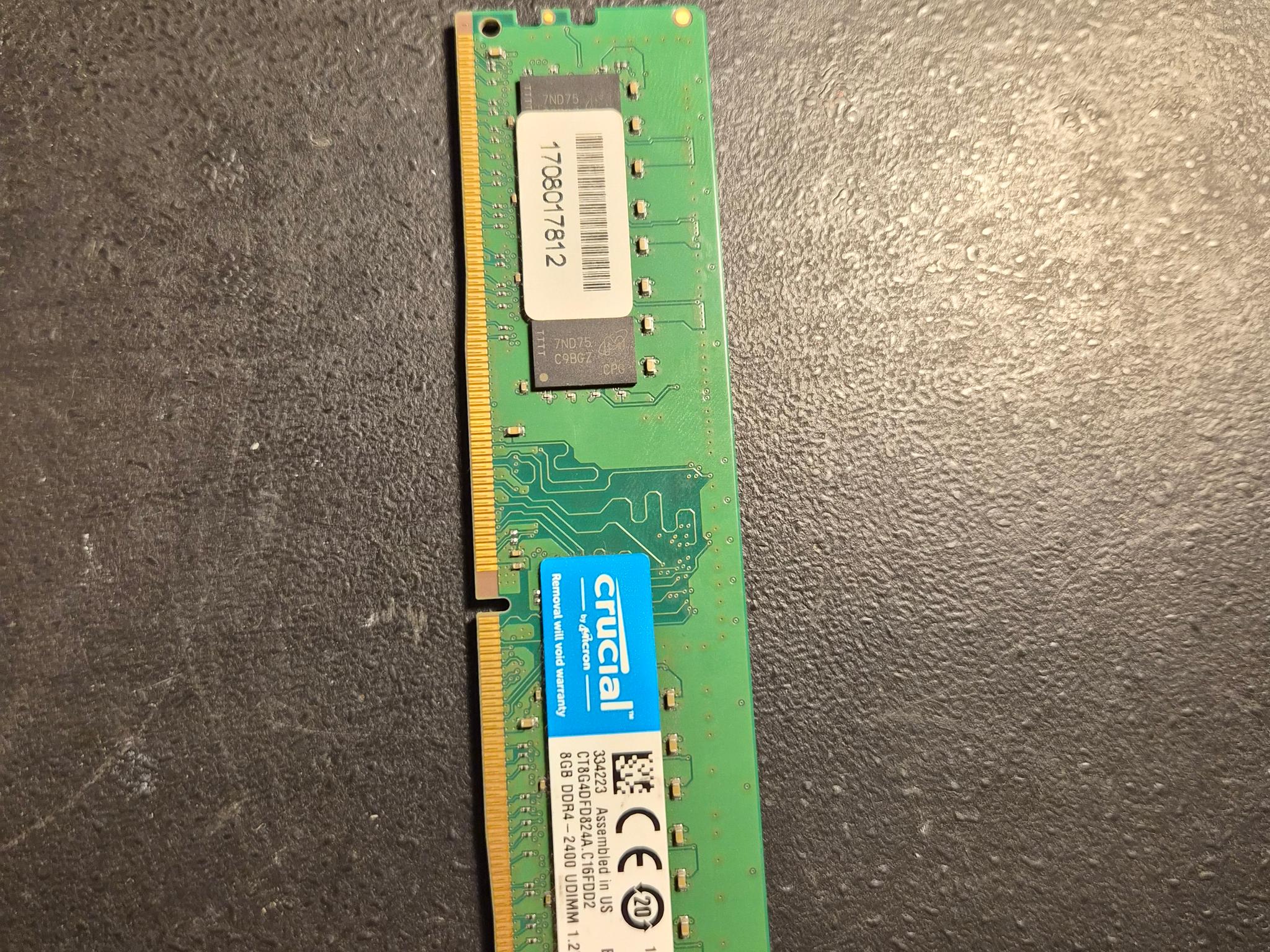 Z170M-PLUS X I5-7500 X 8GB RAM