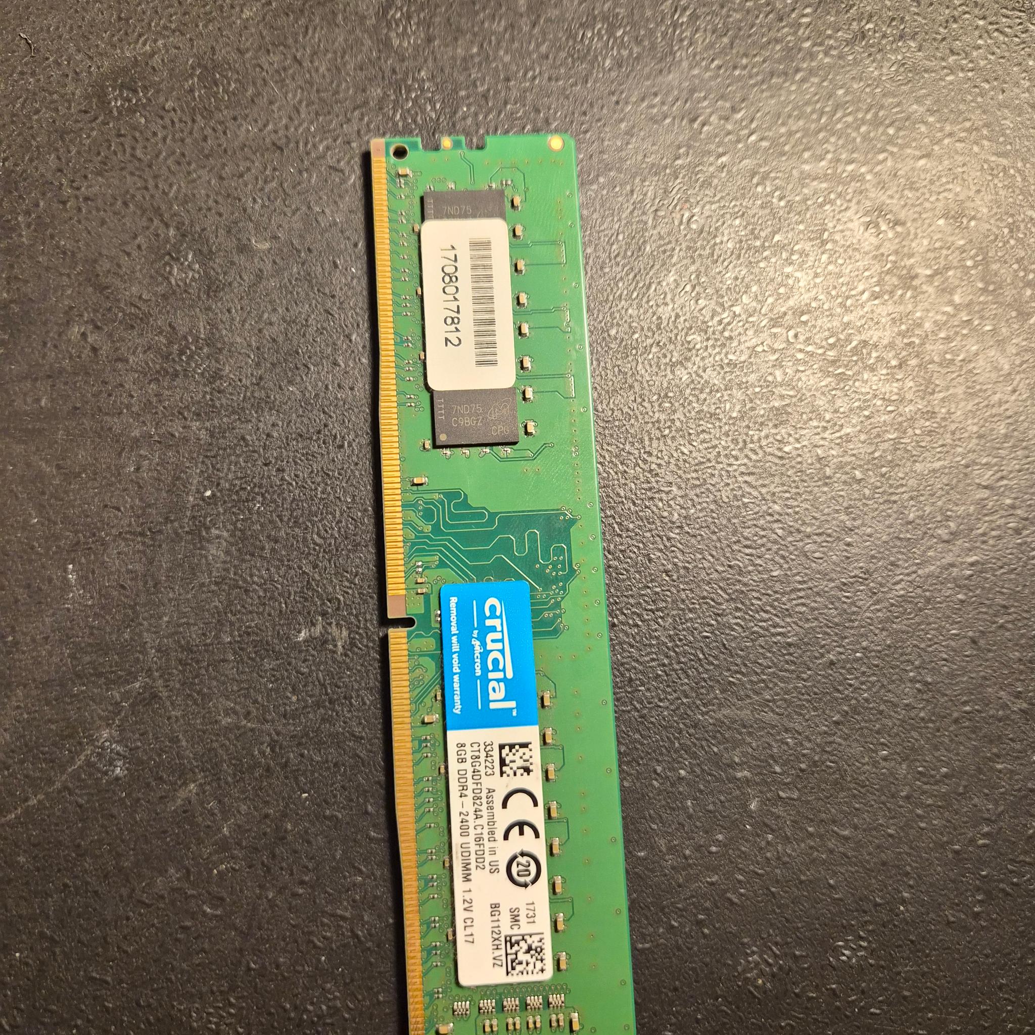 Z170M-PLUS X I5-7500 X 8GB RAM
