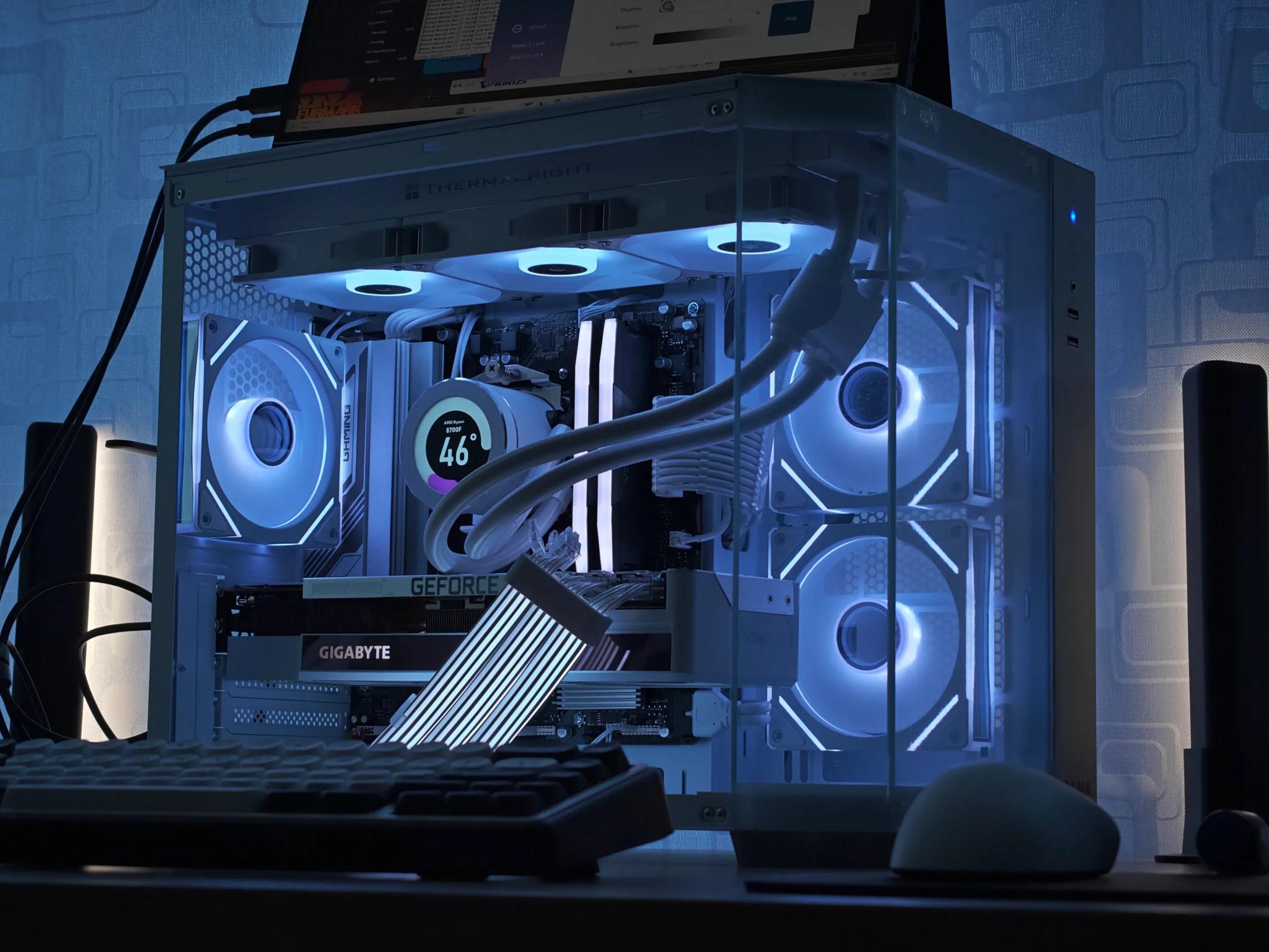 RTX 3080, Ryzen 7 7800X3D, 32GB DDR5, Customizable 2.1" LCD | 1440P/4K Gaming PC