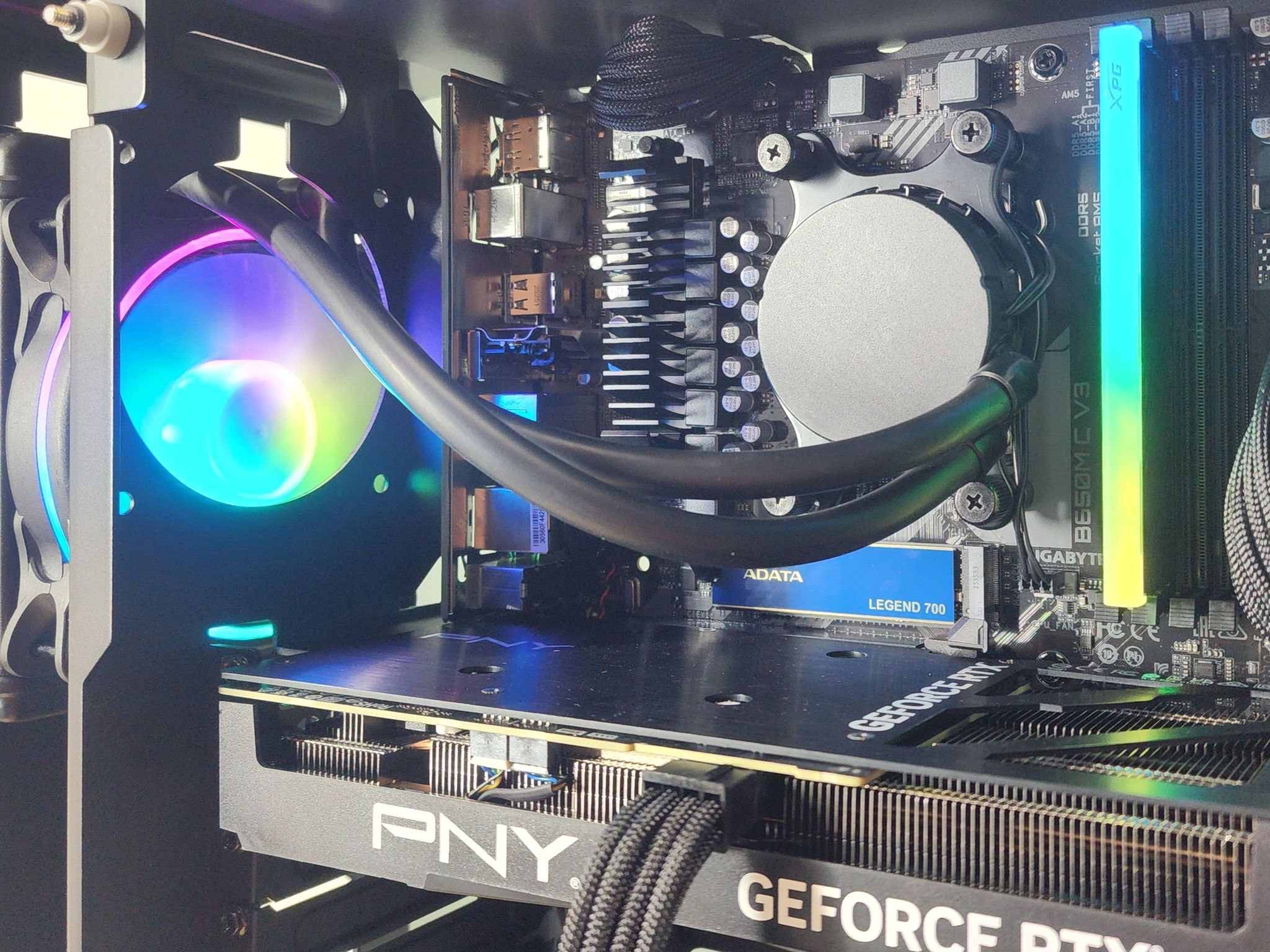 Gaming PC Ryzen 7 7700X 16GB RAM 1TB SSD RTX 4070 12GB Windows 11 Computer