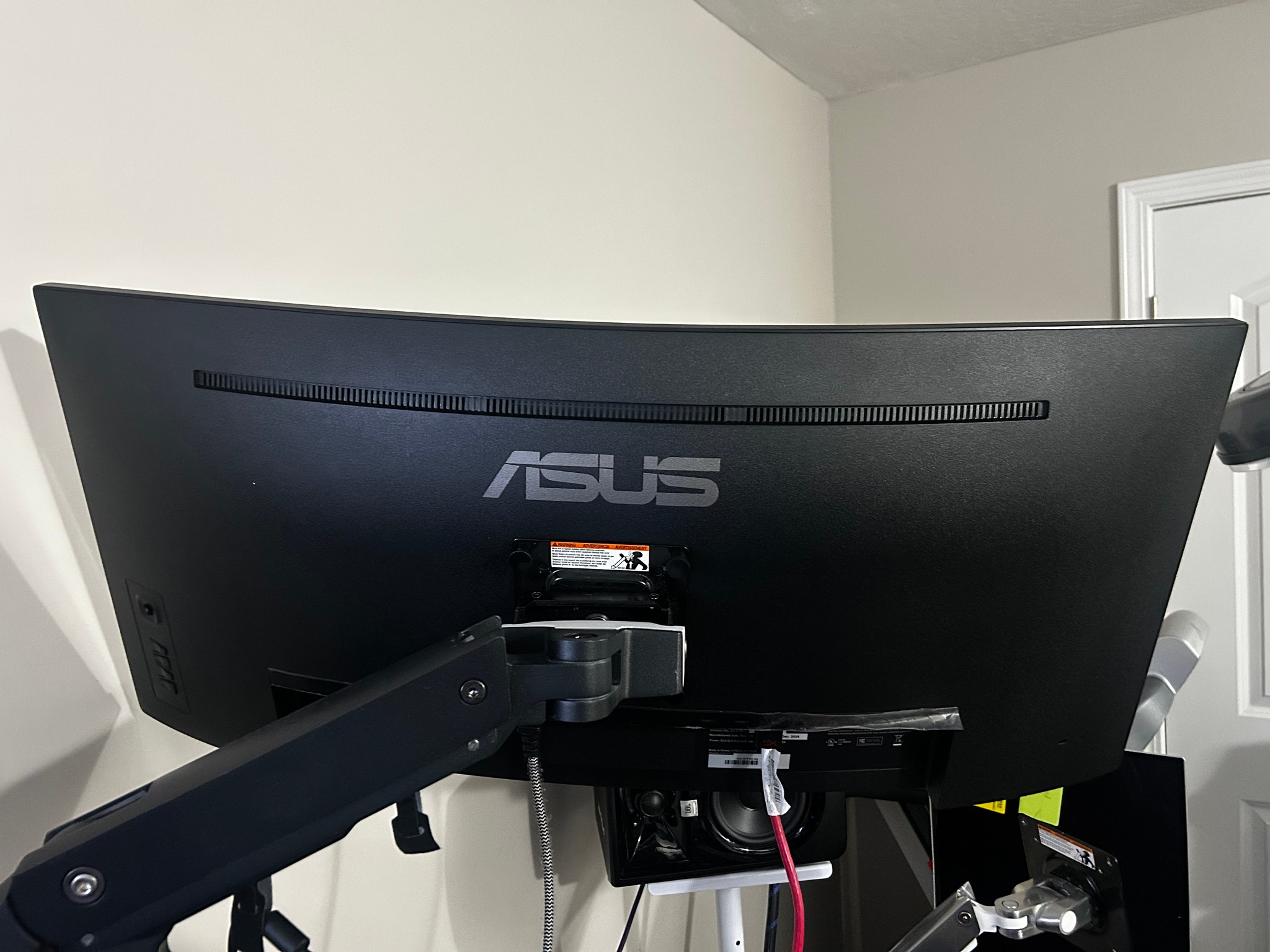 ASUS 34" 2K UWQHD (3440 x 1440) 165Hz UltraWide Curved Screen Gaming Monitor (VG34VQL1B)