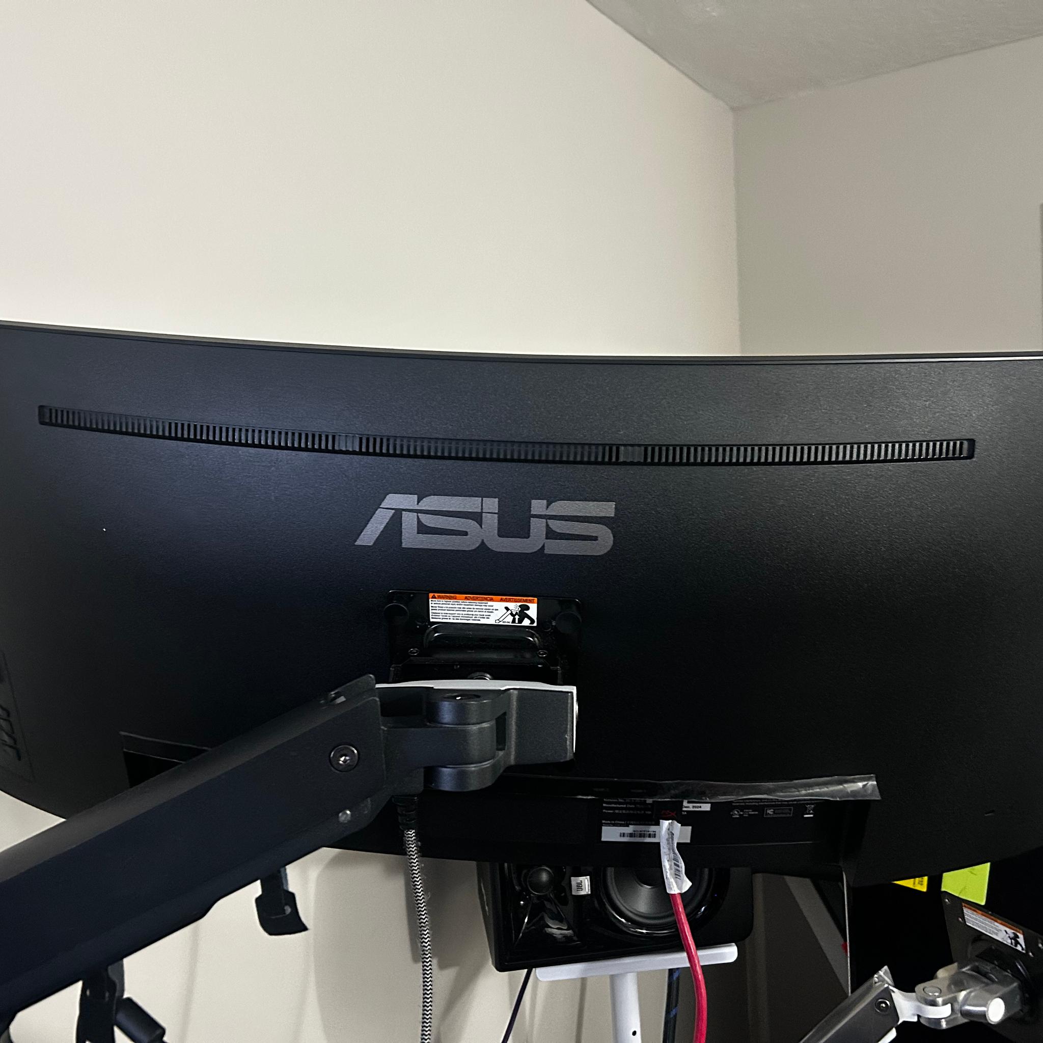 ASUS 34" 2K UWQHD (3440 x 1440) 165Hz UltraWide Curved Screen Gaming Monitor (VG34VQL1B)