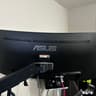 ASUS 34" 2K UWQHD (3440 x 1440) 165Hz UltraWide Curved Screen Gaming Monitor (VG34VQL1B)