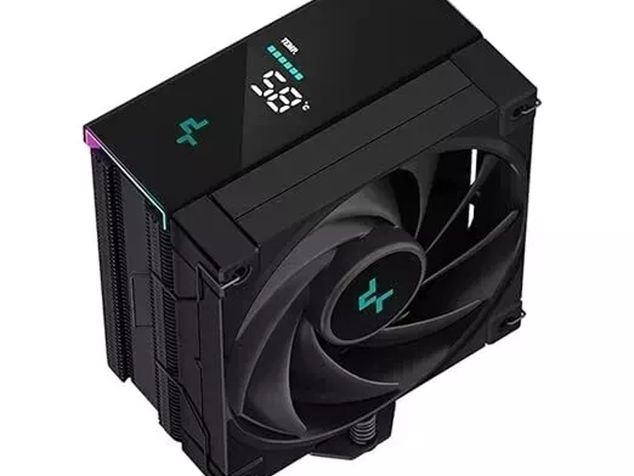 DeepCool AK400 Digital CPU Cooler with Status Display and ARGB LED Strips 120mm Fan - New